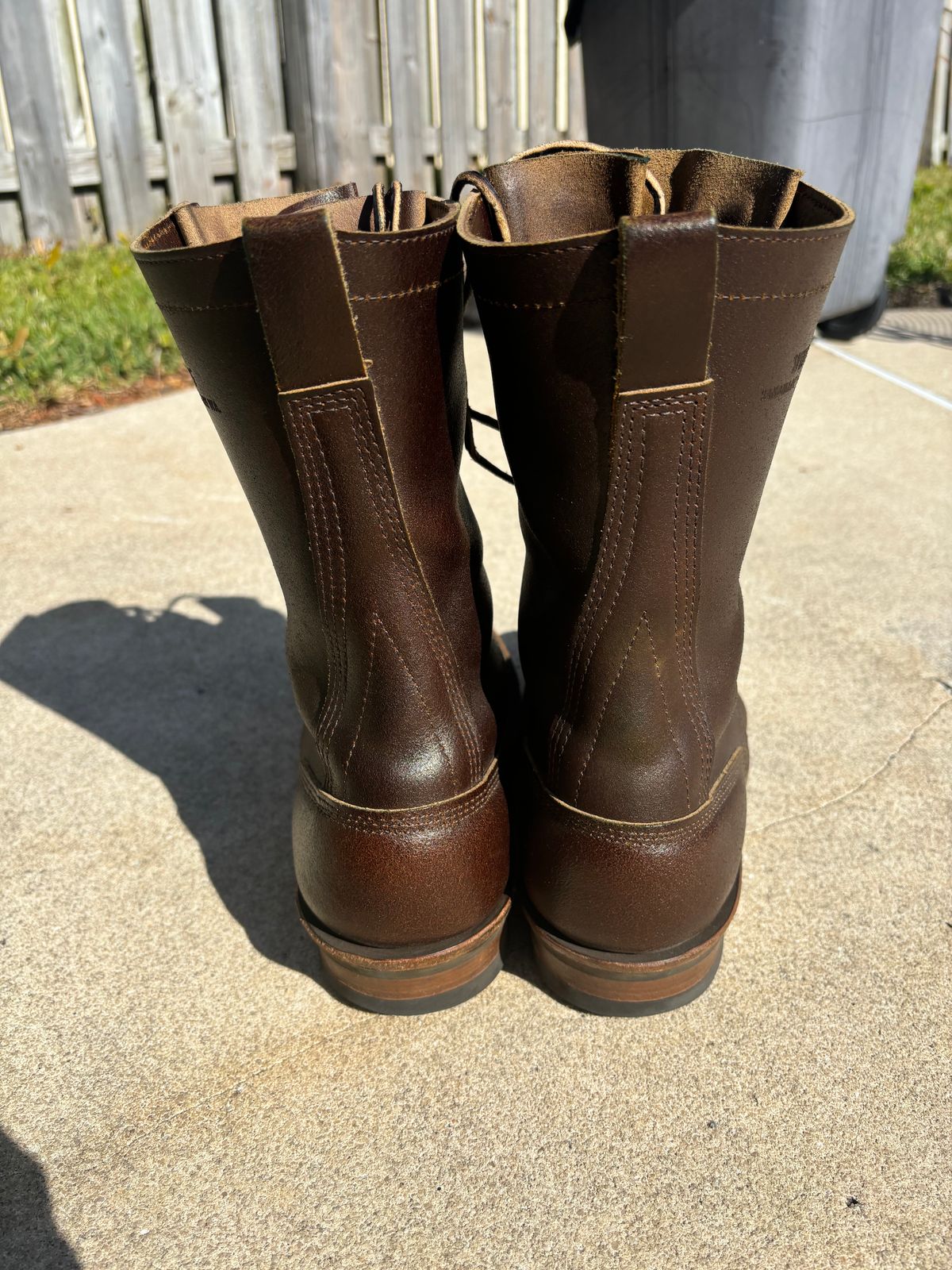 Photo by Wabash_King on December 5, 2024 of the White's Farmer/Rancher in Horween Cinnamon Waxed Flesh.