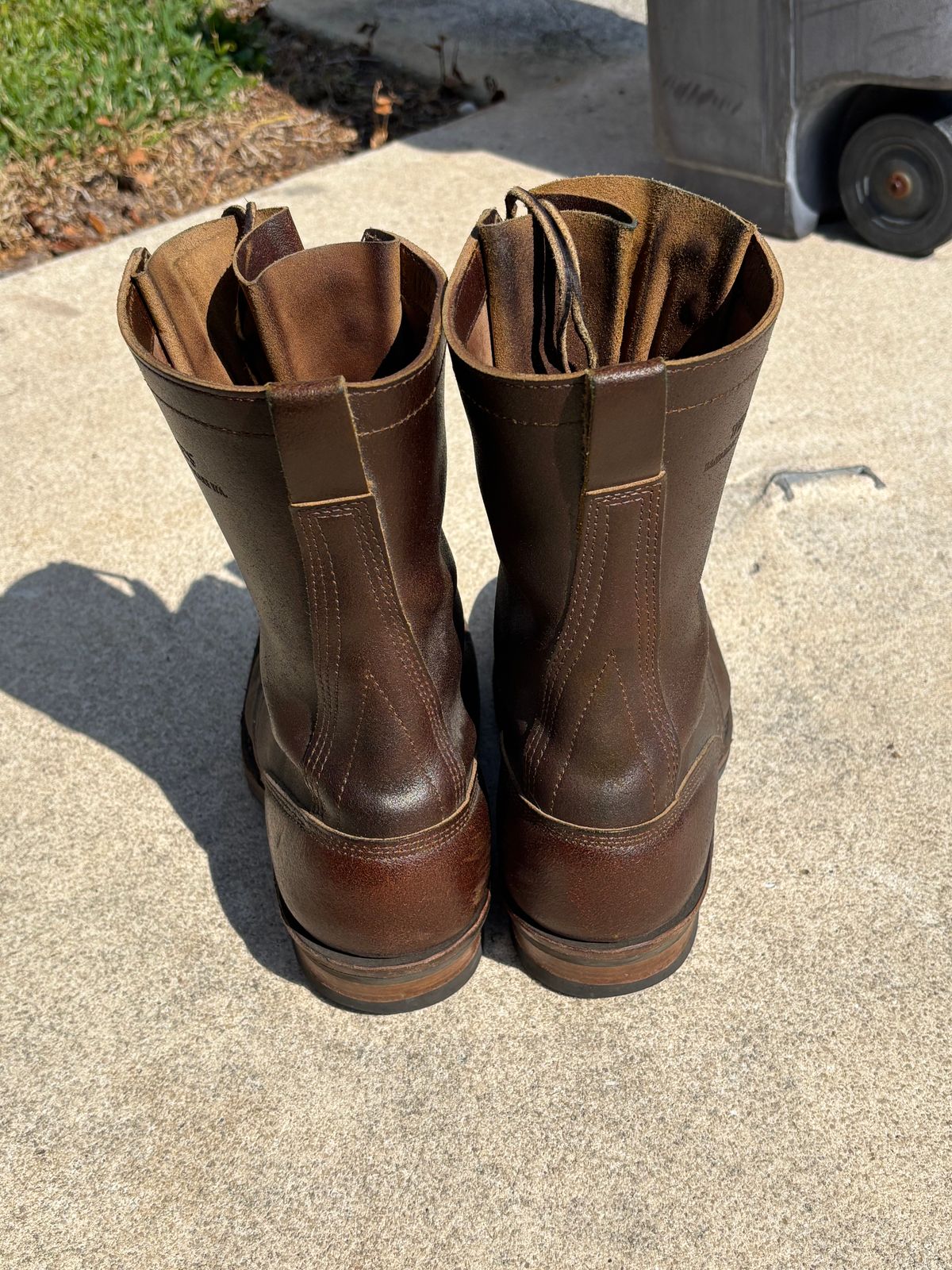 Photo by Wabash_King on February 5, 2025 of the White's Farmer/Rancher in Horween Cinnamon Waxed Flesh.