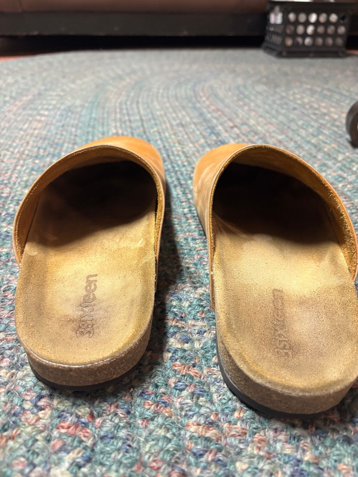 Photo by jacobbingham on January 6, 2026 of the 3sixteen Calf Leather Mules in Natural Calf Leather.