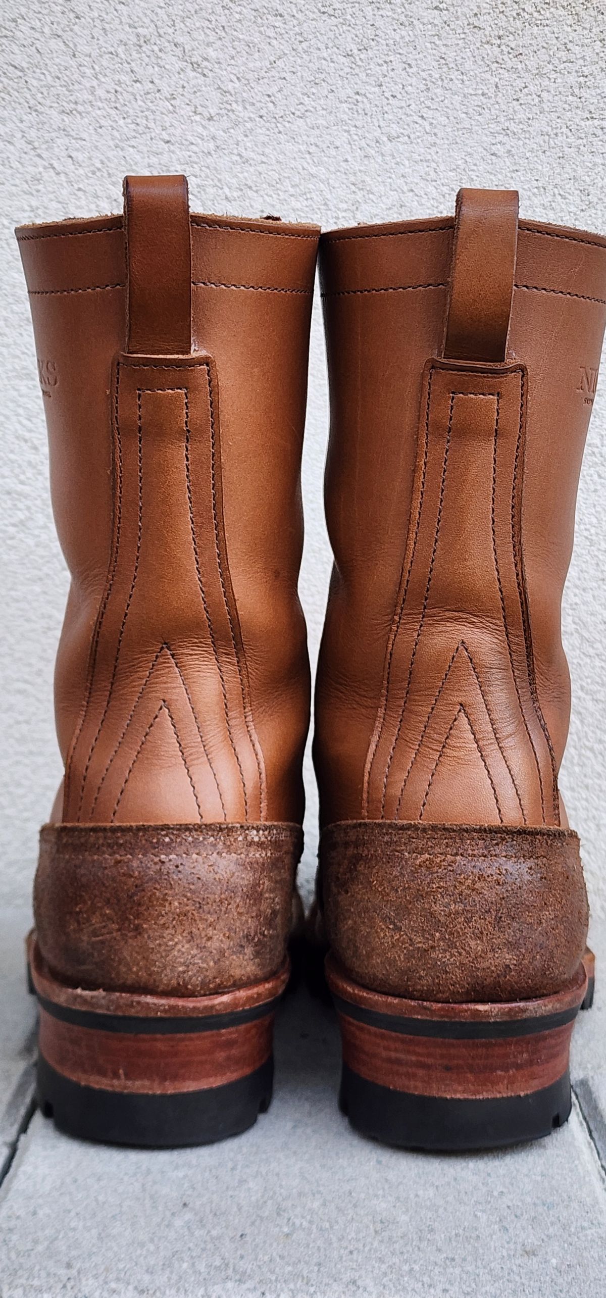 Photo by Rudey on February 5, 2025 of the Nicks DomePro in Seidel 1964 Tan Roughout & Seidel 1964 Tan.