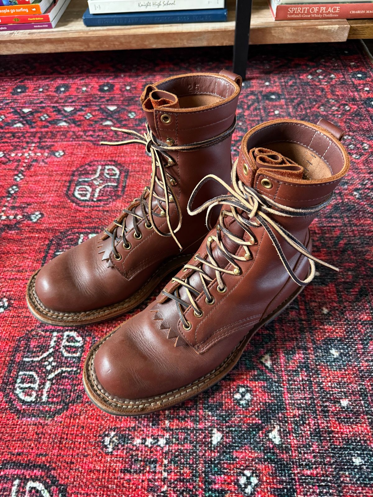 Photo by outfade on March 8, 2026 of the White's Farmer/Rancher in Seidel Red Dog Oil Tan.