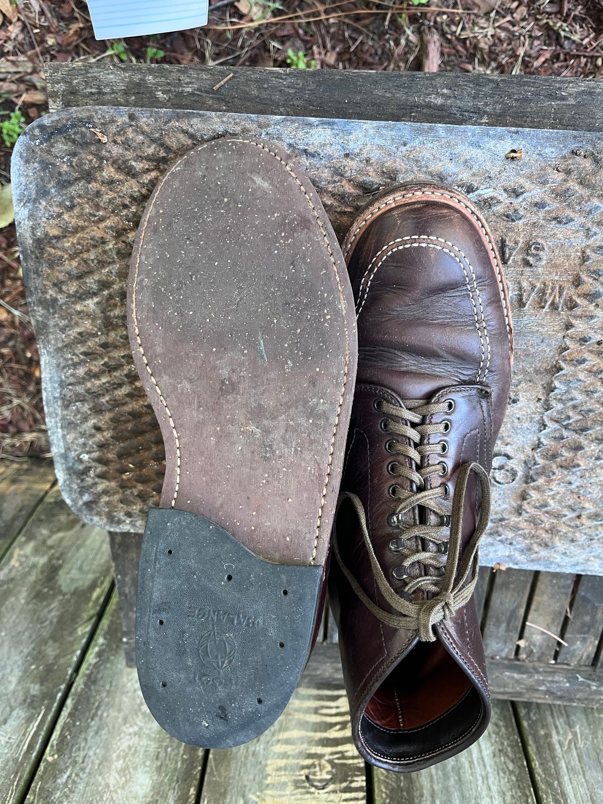 Photo by LordDonnington on November 5, 2025 of the Alden Indy Boot in Horween Brown Chromexcel.
