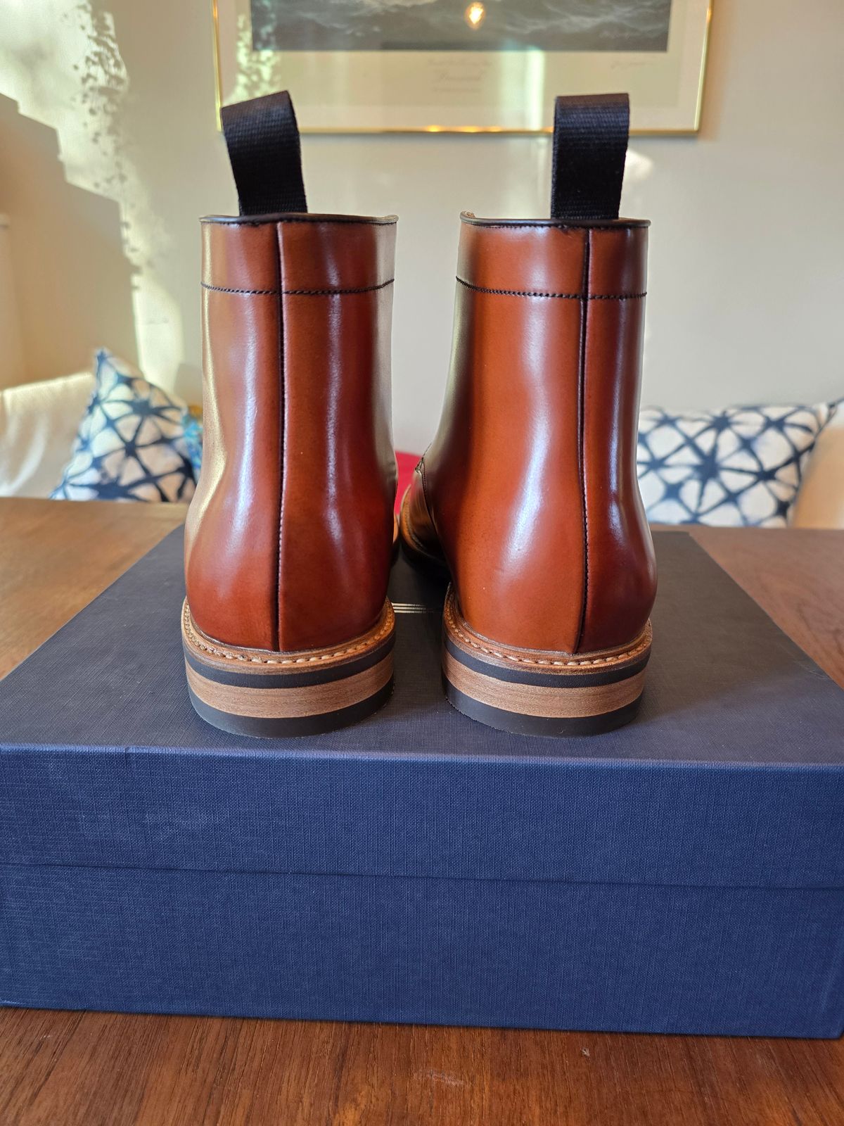 Photo by ProfessorWoland on October 1, 2024 of the Yanko NST in Cognac Shell Cordovan.