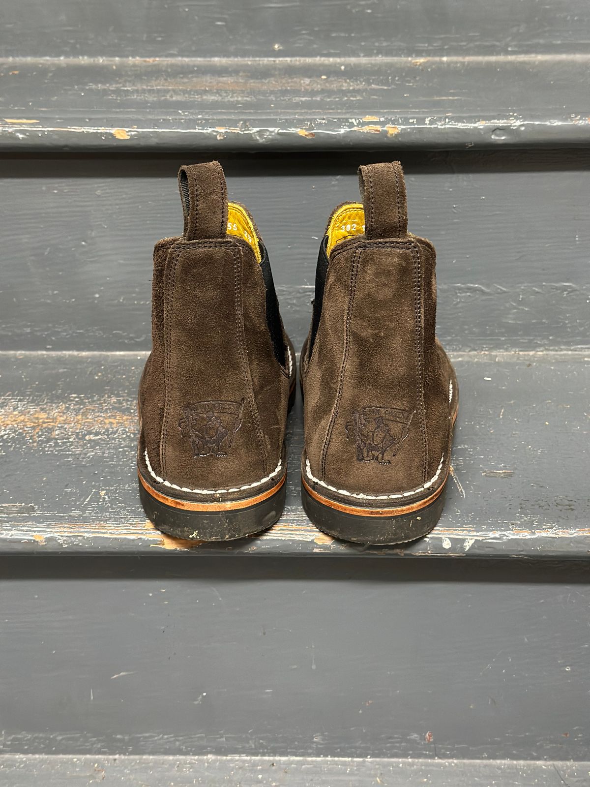 Photo by eschaye on October 2, 2025 of the Jim Green Stockman in Houston Brown Rough Out.