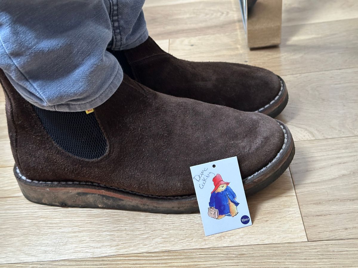 Photo by eschaye on November 5, 2025 of the Jim Green Stockman in Houston Brown Rough Out.