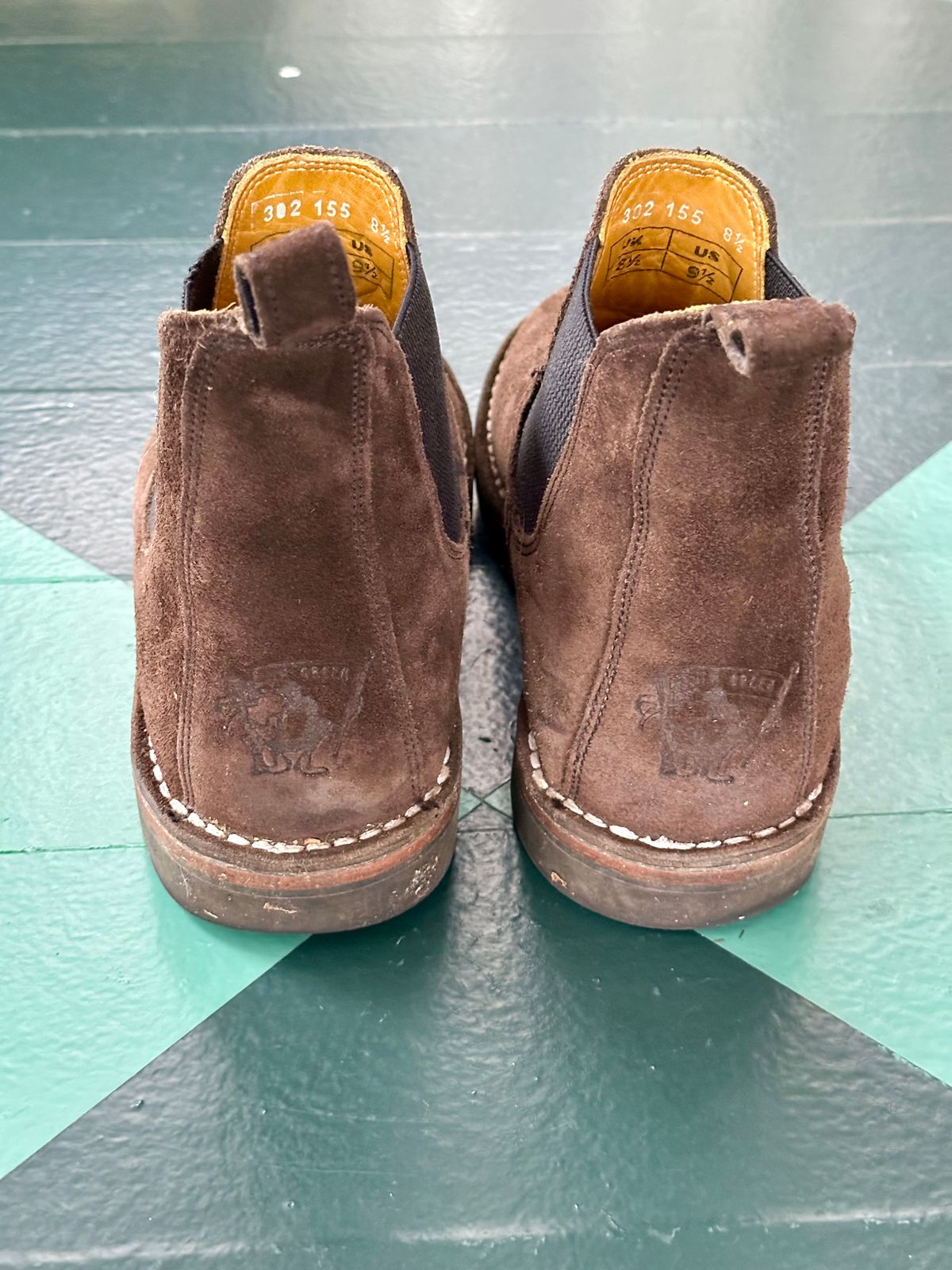 Photo by eschaye on December 5, 2025 of the Jim Green Stockman in Houston Brown Rough Out.