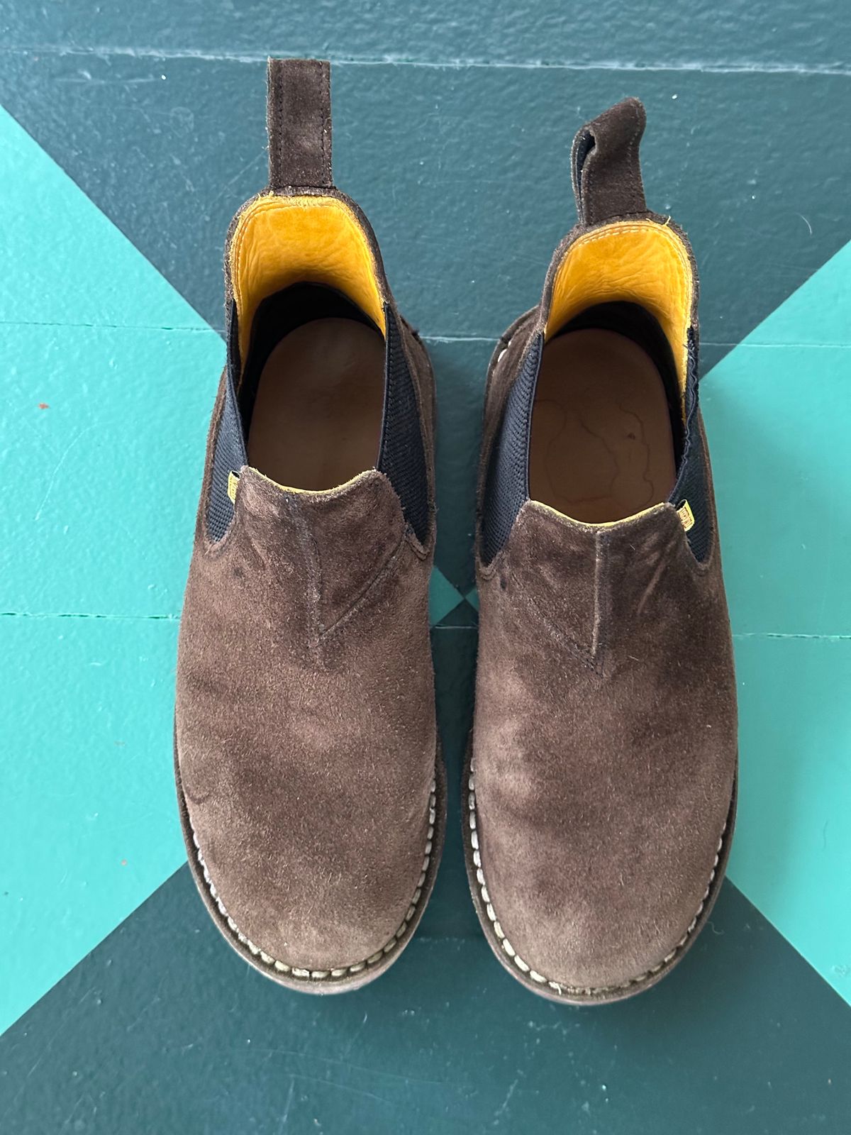 Photo by eschaye on December 5, 2025 of the Jim Green Stockman in Houston Brown Rough Out.