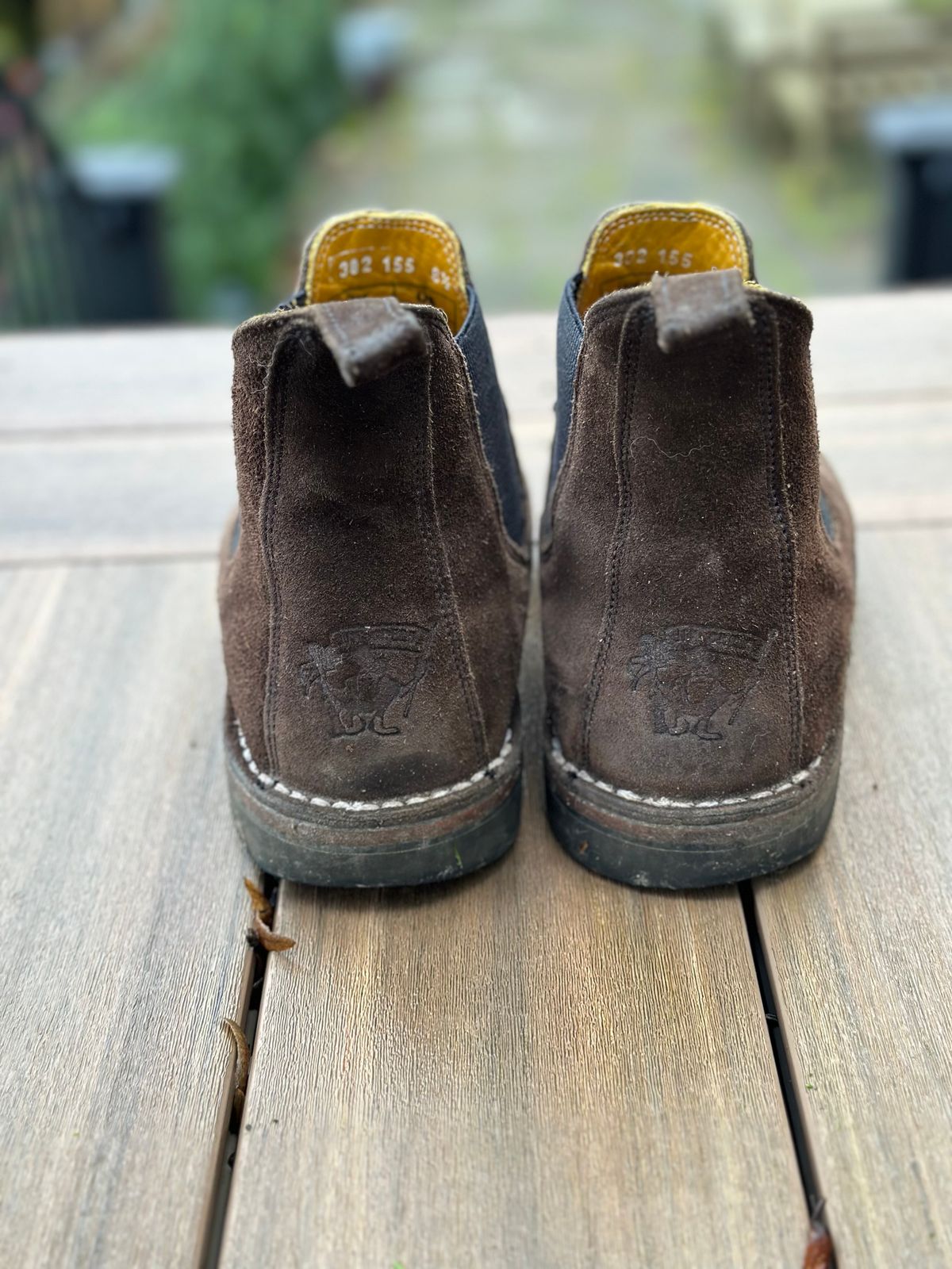 Photo by eschaye on January 5, 2026 of the Jim Green Stockman in Houston Brown Rough Out.