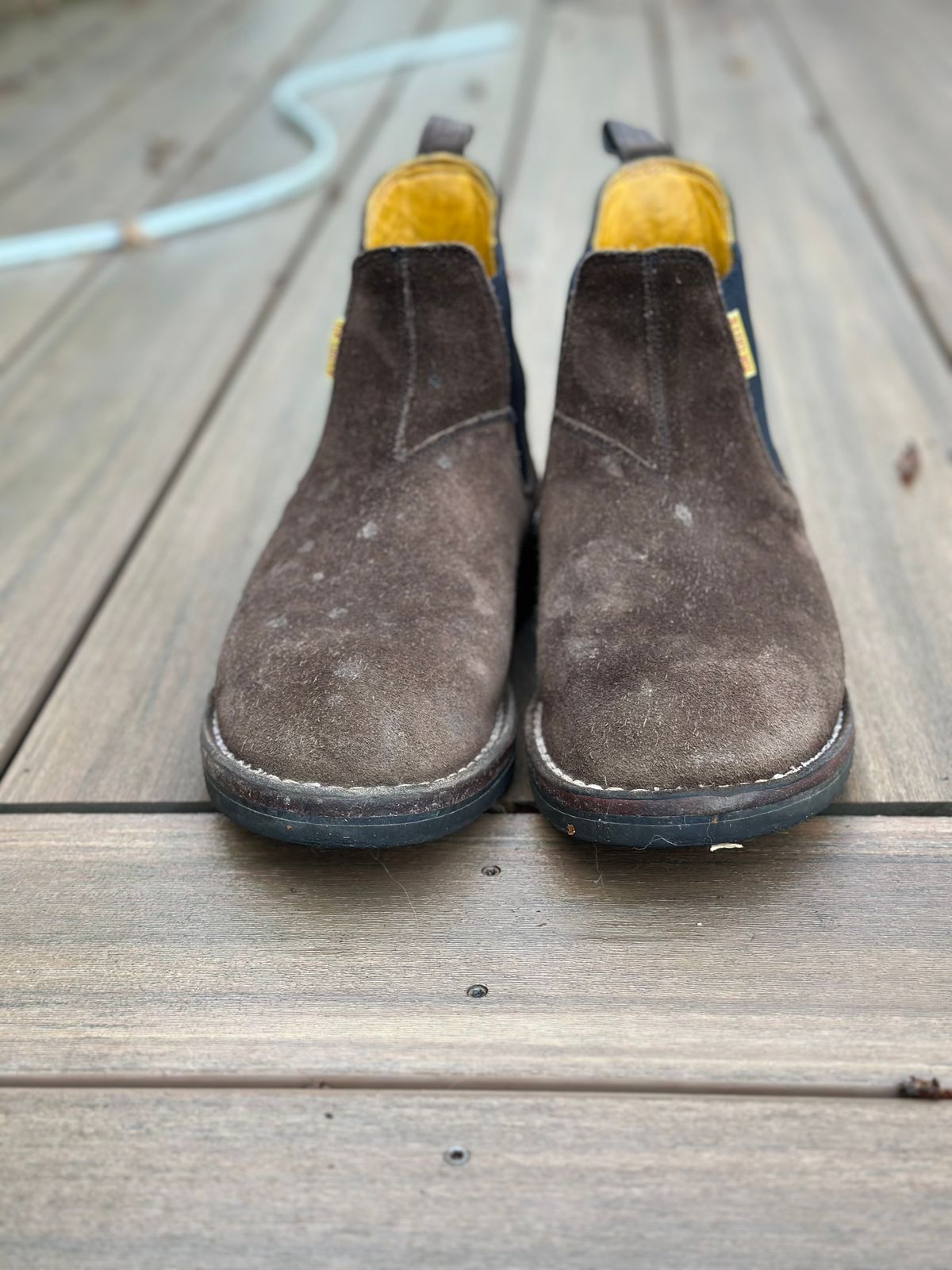 Photo by eschaye on January 5, 2026 of the Jim Green Stockman in Houston Brown Rough Out.