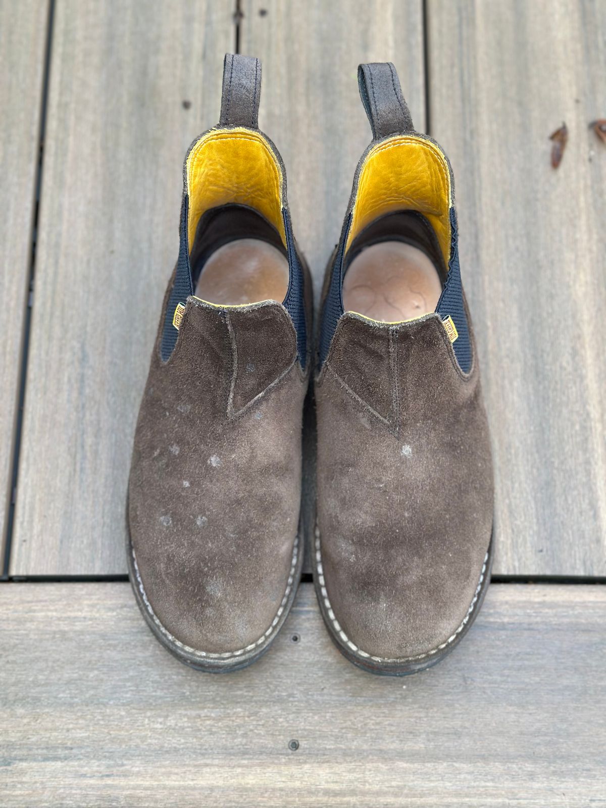 Photo by eschaye on January 5, 2026 of the Jim Green Stockman in Houston Brown Rough Out.