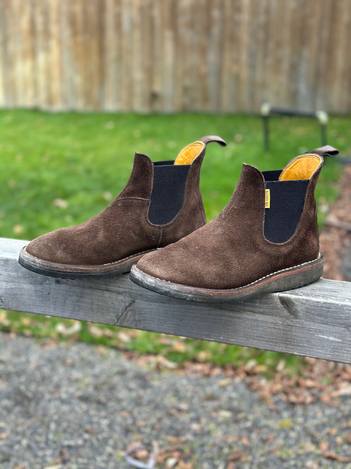 Photo by eschaye on February 2, 2026 of the Jim Green Stockman in Houston Brown Rough Out.