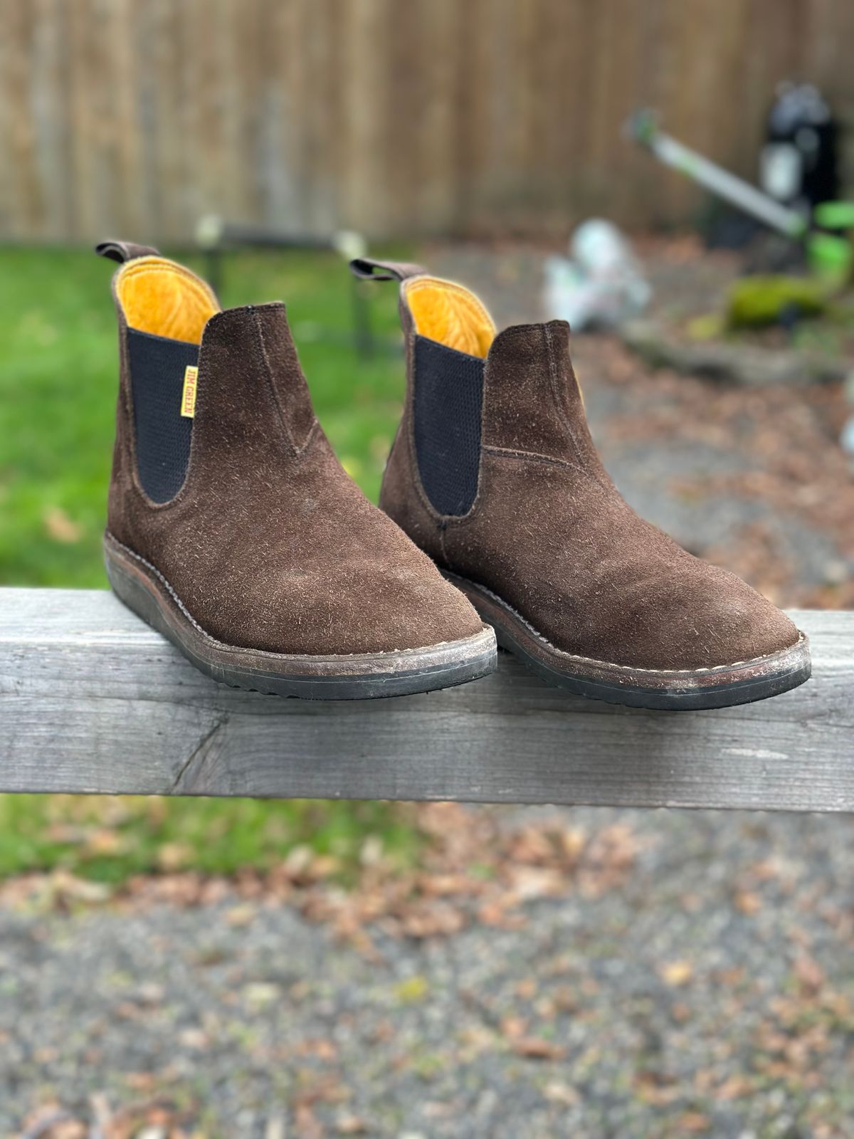 Photo by eschaye on February 2, 2026 of the Jim Green Stockman in Houston Brown Rough Out.