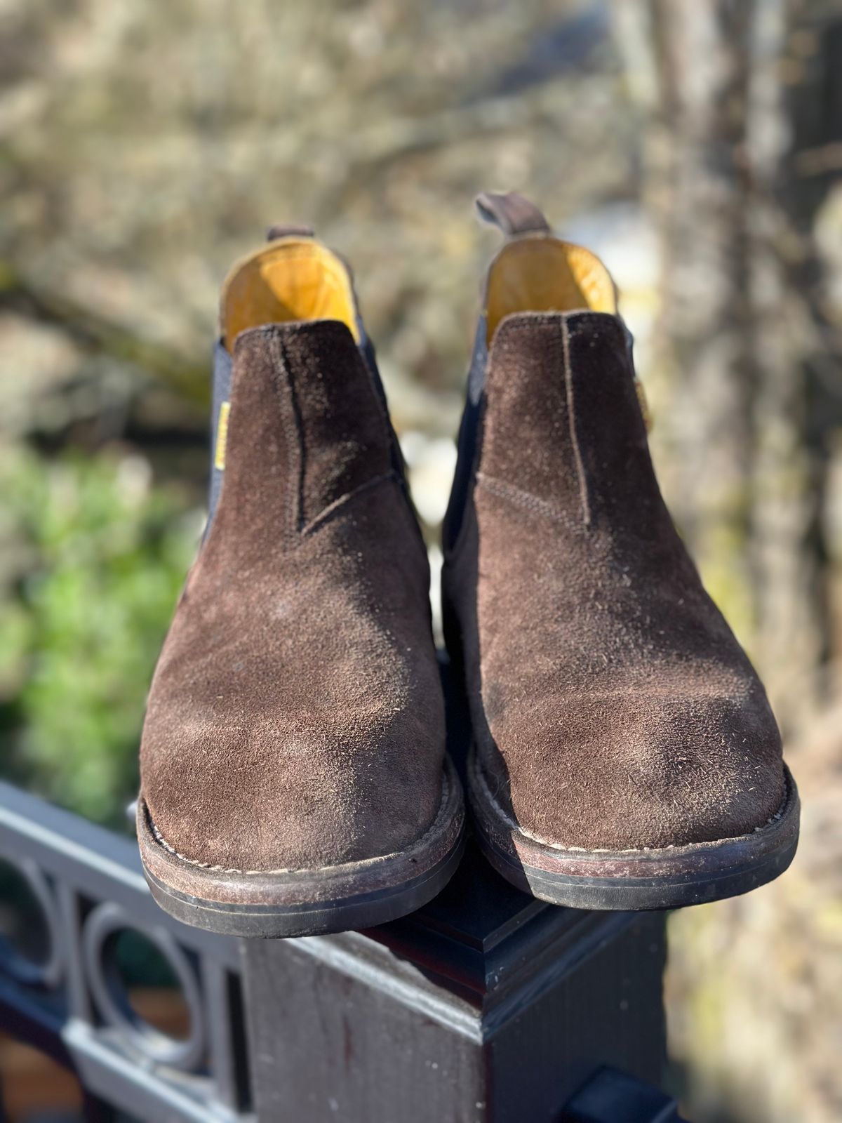 Photo by eschaye on March 4, 2026 of the Jim Green Stockman in Houston Brown Rough Out.