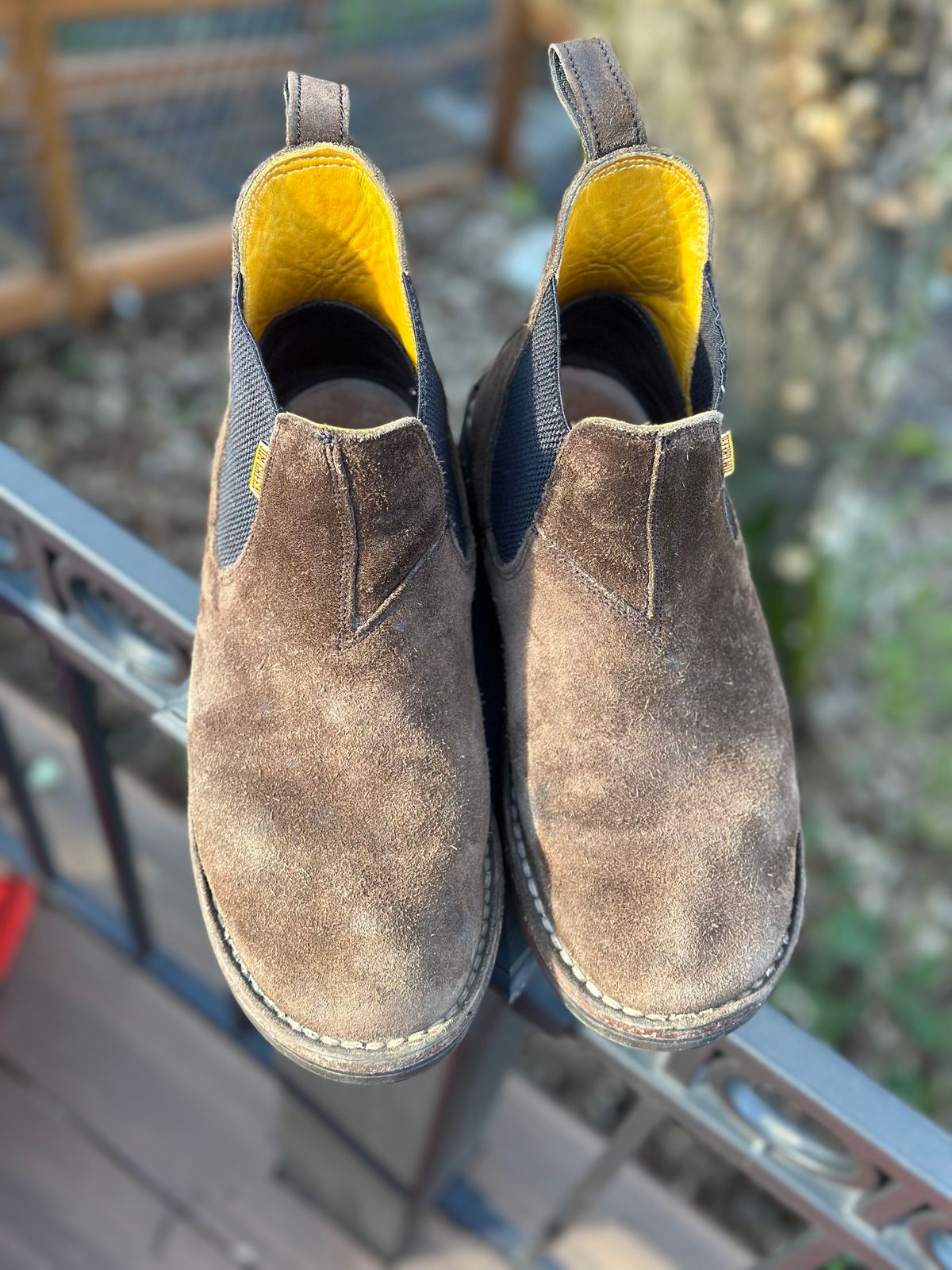 Photo by eschaye on March 4, 2026 of the Jim Green Stockman in Houston Brown Rough Out.