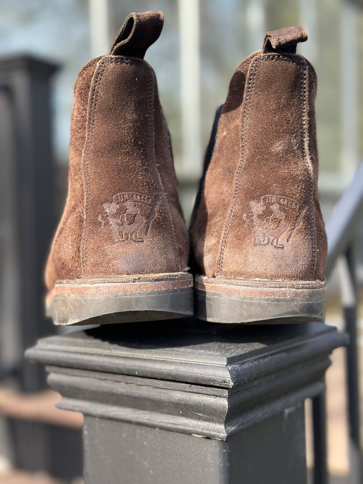 Photo by eschaye on April 5, 2026 of the Jim Green Stockman in Houston Brown Rough Out.