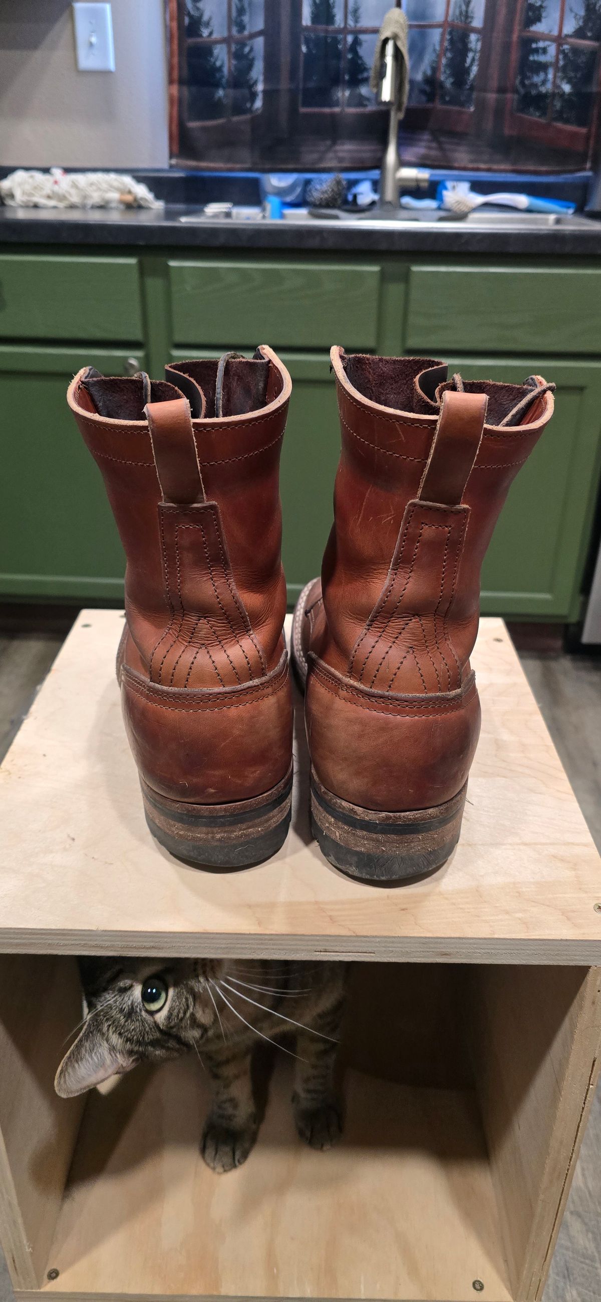 Photo by Tankman613 on March 2, 2025 of the Nicks DomePro in Wickett & Craig Natural Veg Tan.