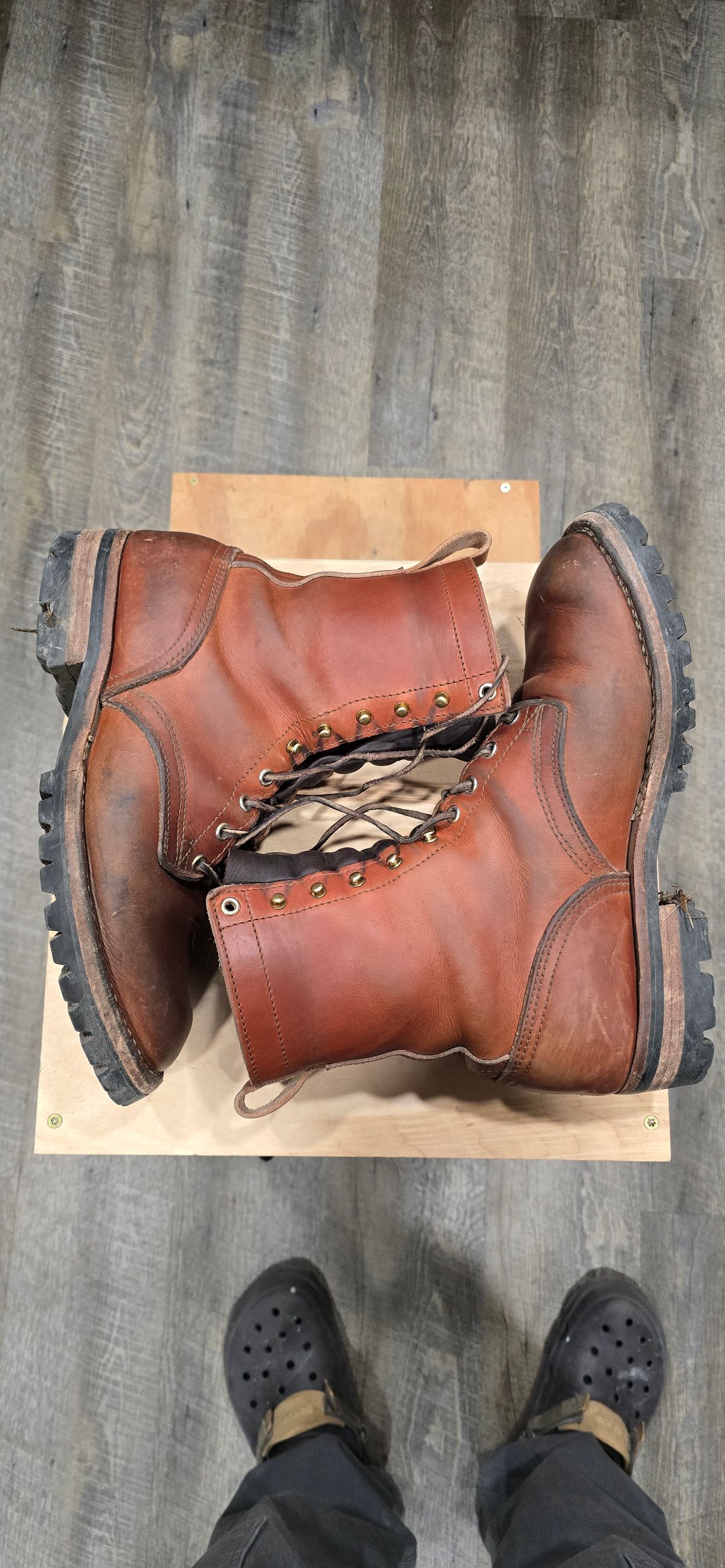 Photo by Tankman613 on March 2, 2025 of the Nicks DomePro in Wickett & Craig Natural Veg Tan.