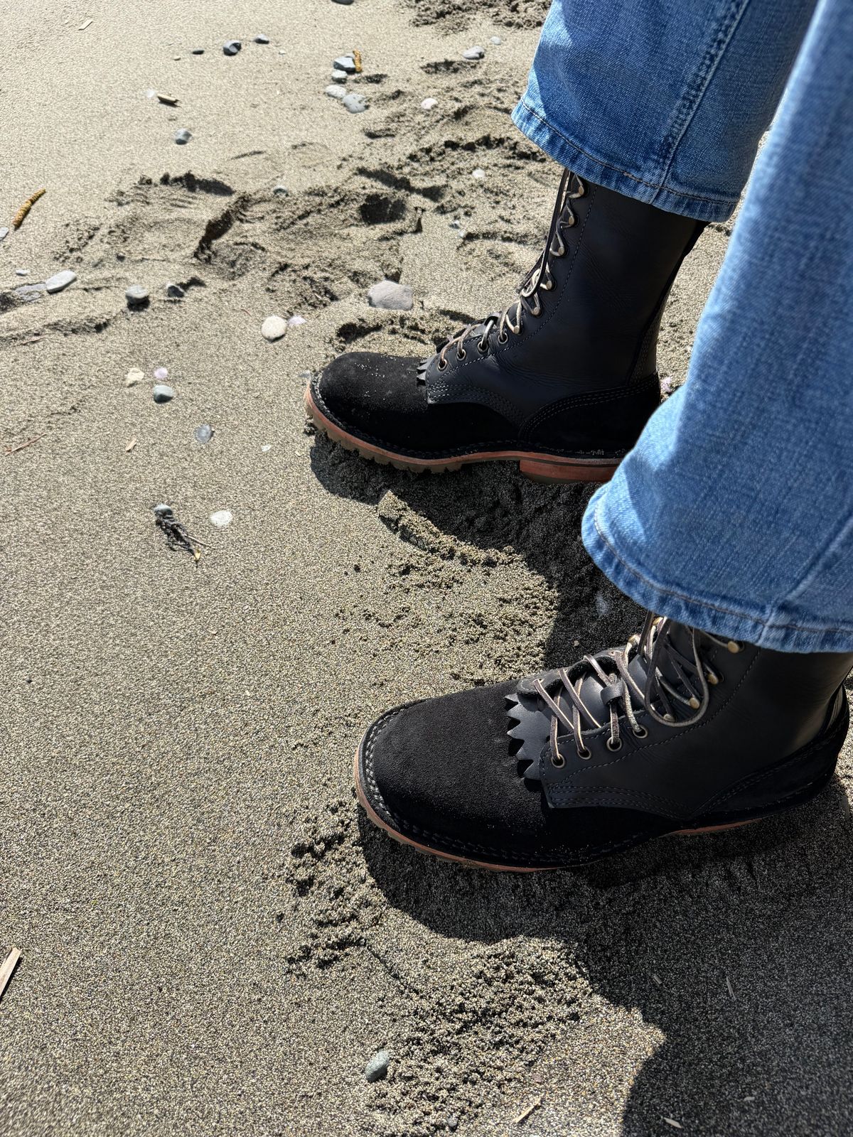 Photo by Weyland on March 21, 2026 of the JK Boots Superduty in Seidel Black Oil Tan.