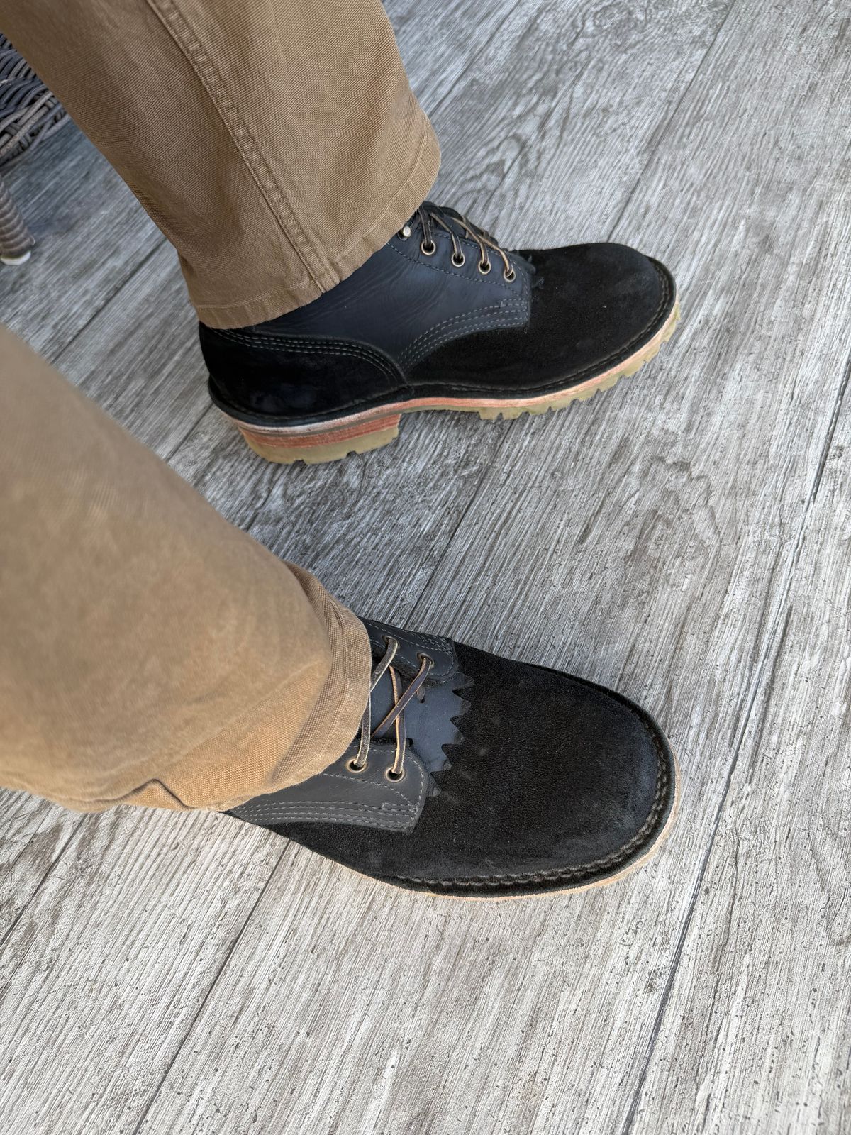 Photo by Weyland on July 11, 2026 of the JK Boots Superduty in Seidel Black Oil Tan.