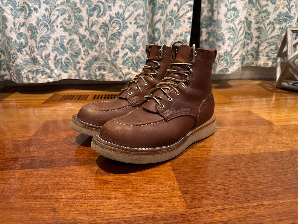 Photo by Weyland on March 11, 2026 of the Nicks Moc Toe in Seidel 1964 Brown.