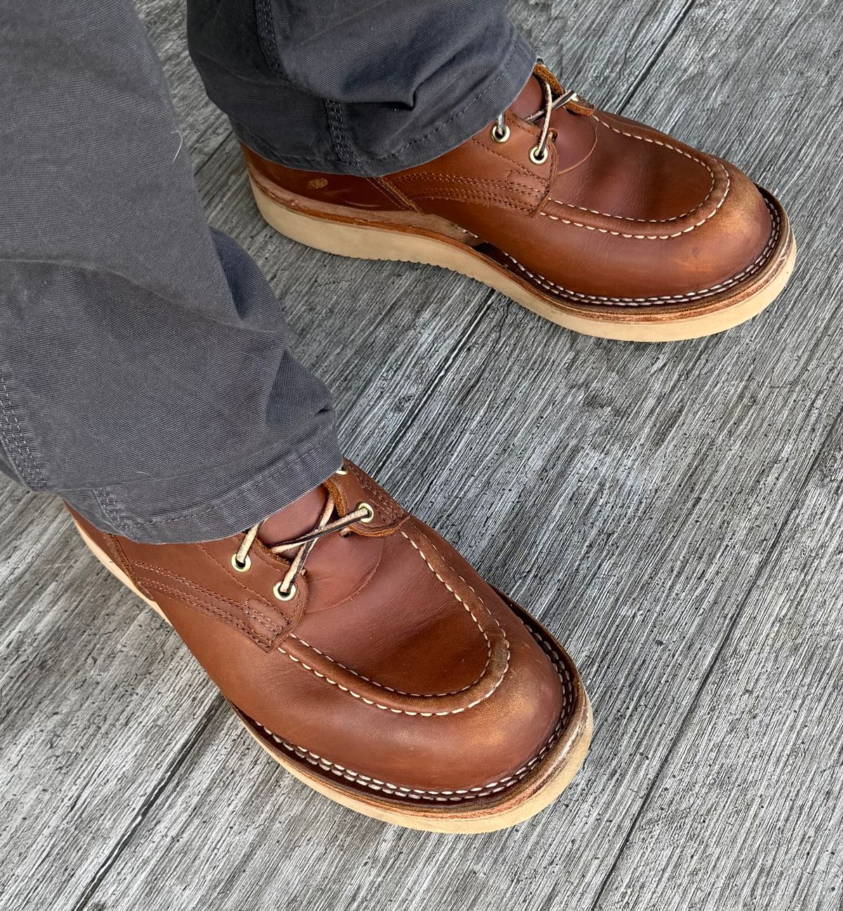 Photo by Weyland on June 4, 2026 of the Nicks Moc Toe in Seidel 1964 Brown.
