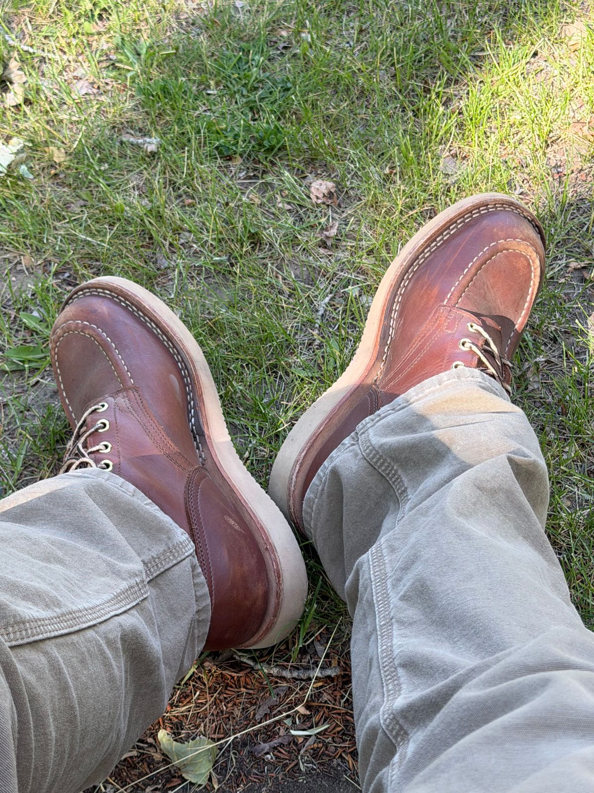 Photo by Weyland on June 6, 2026 of the Nicks Moc Toe in Seidel 1964 Brown.
