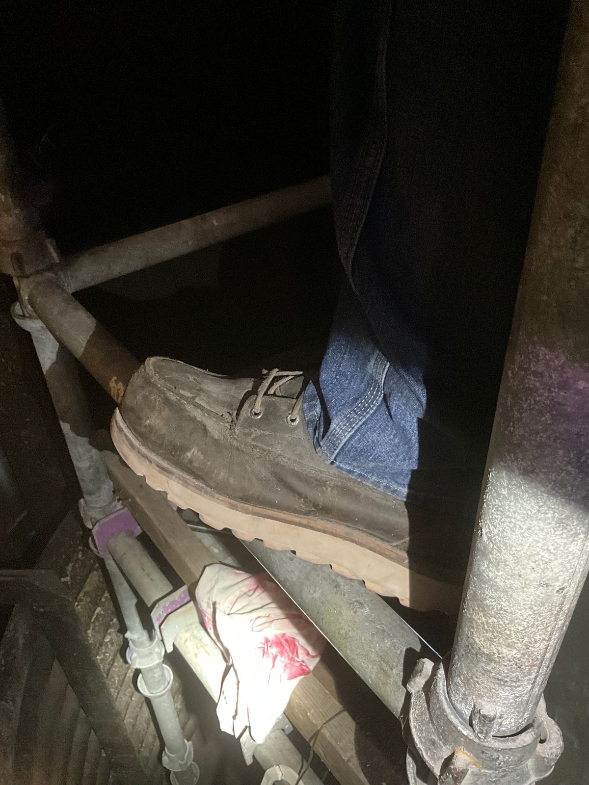 Photo by Michael on February 12, 2025 of the Red Wing 2440 Traction Tred Lite in S.B. Foot Saddle Voyageur Nubuck.