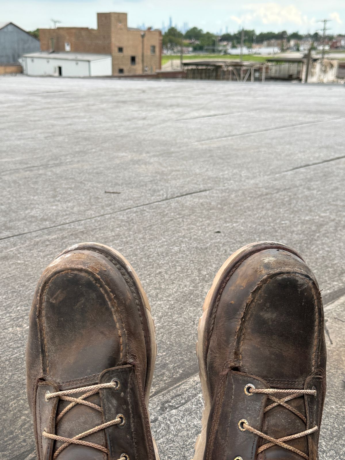 Photo by Michael on August 22, 2025 of the Red Wing 2440 Traction Tred Lite in S.B. Foot Saddle Voyageur Nubuck.
