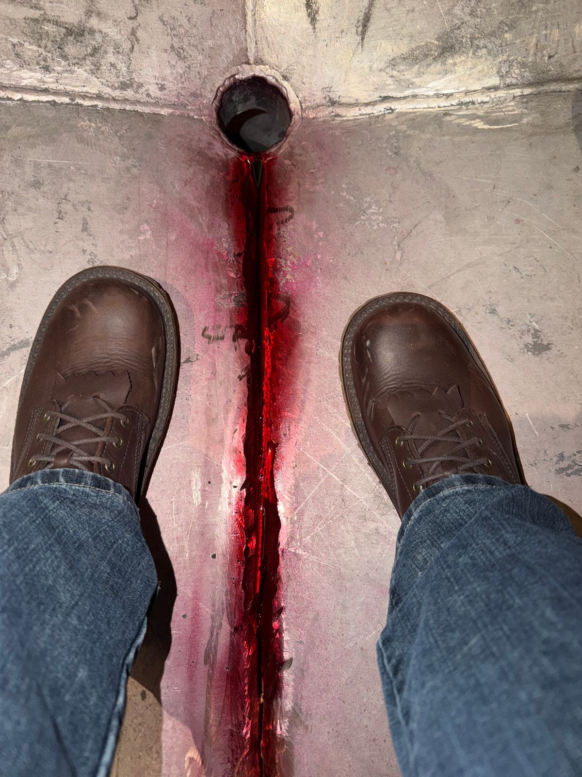 Photo by Michael on February 23, 2026 of the JK Boots O.T. in Seidel Brown Oil Tan.