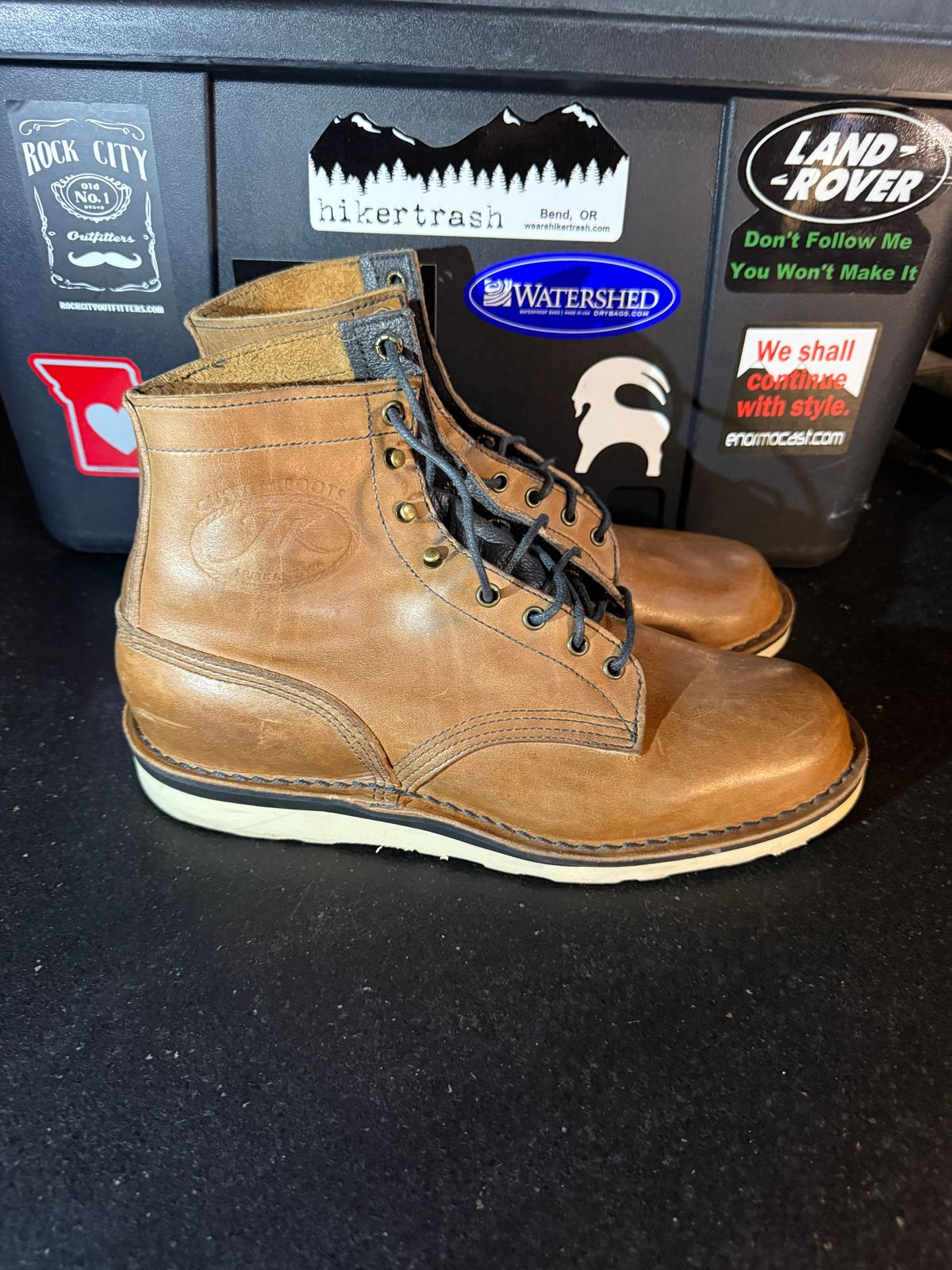 Photo by Michael on November 5, 2025 of the JK Boots 300 in JK Boots / 300 Brown.