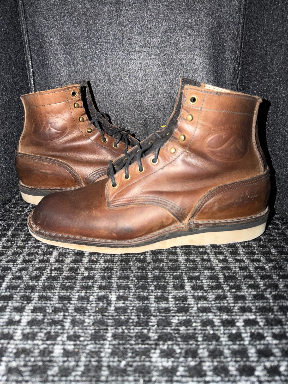 Photo by Michael on March 3, 2026 of the JK Boots 300 in JK Boots / 300 Brown.
