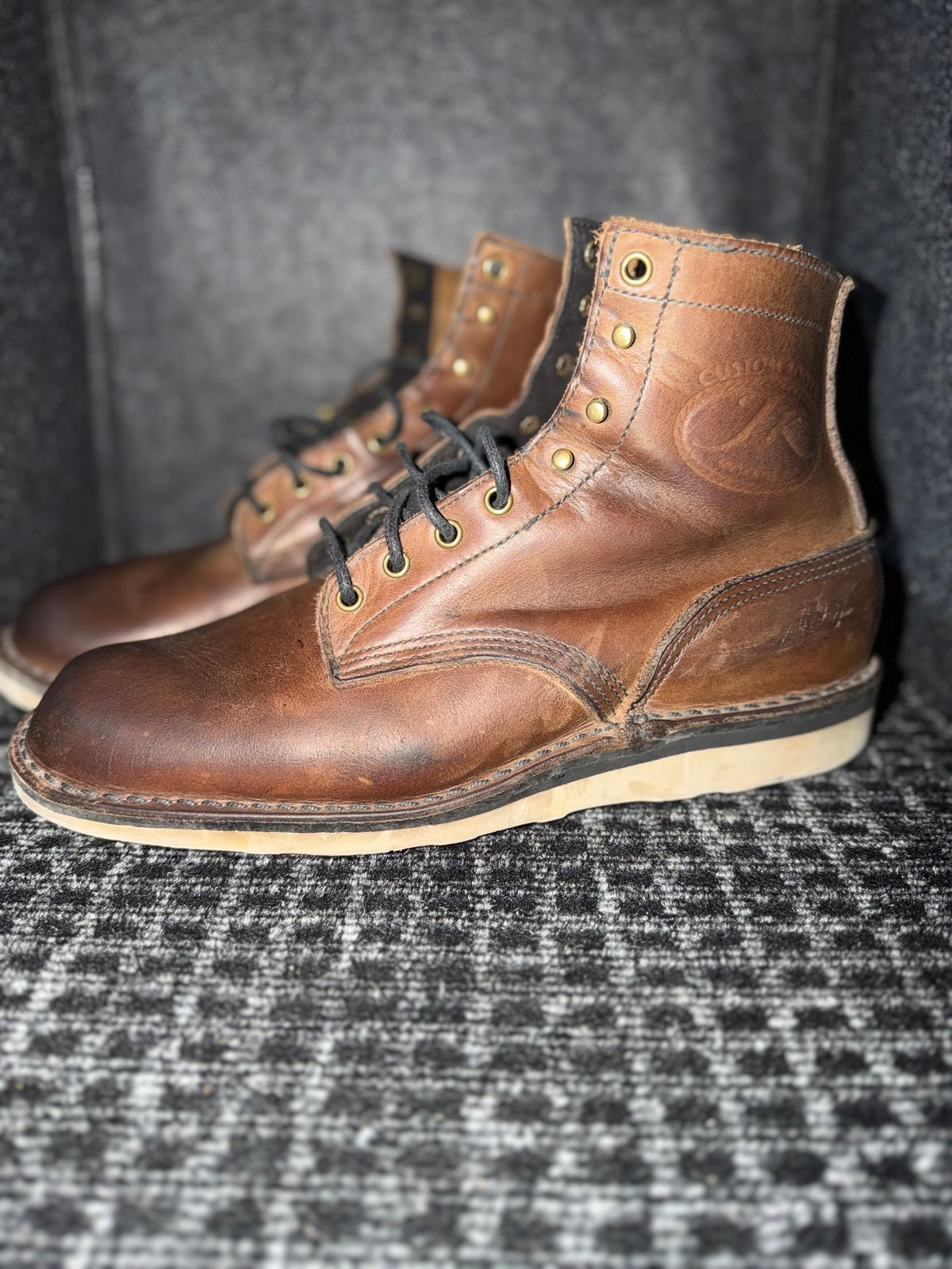 Photo by Michael on March 3, 2026 of the JK Boots 300 in JK Boots / 300 Brown.