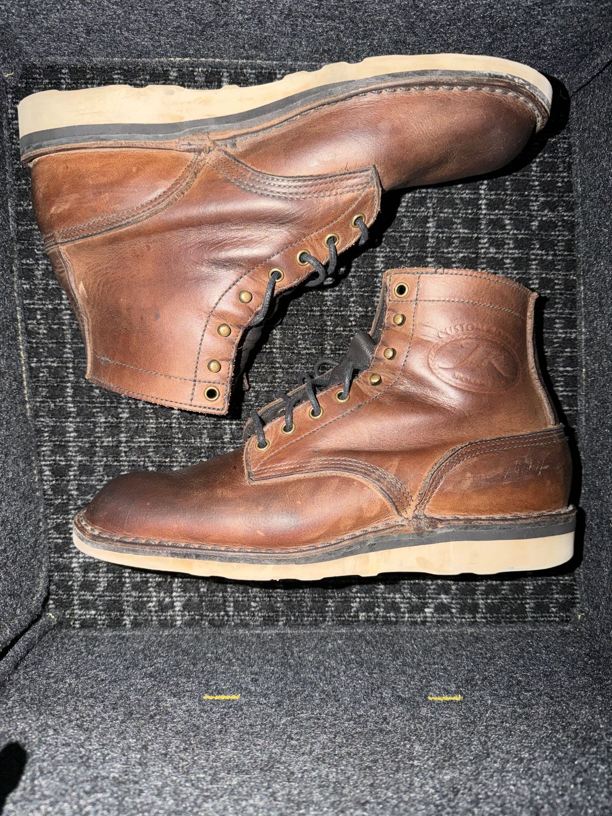 Photo by Michael on March 3, 2026 of the JK Boots 300 in JK Boots / 300 Brown.