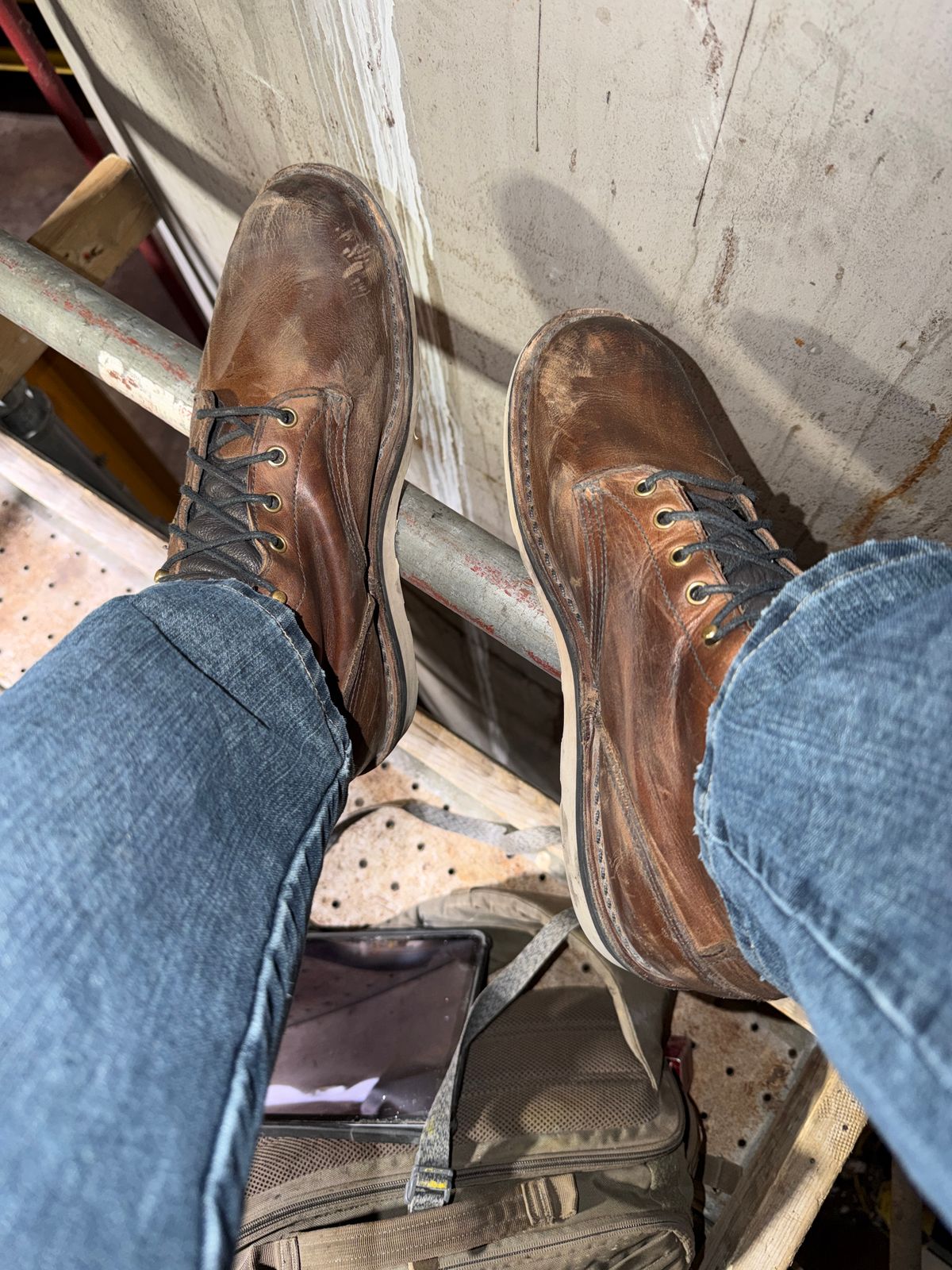 Photo by Michael on March 27, 2026 of the JK Boots 300 in JK Boots / 300 Brown.