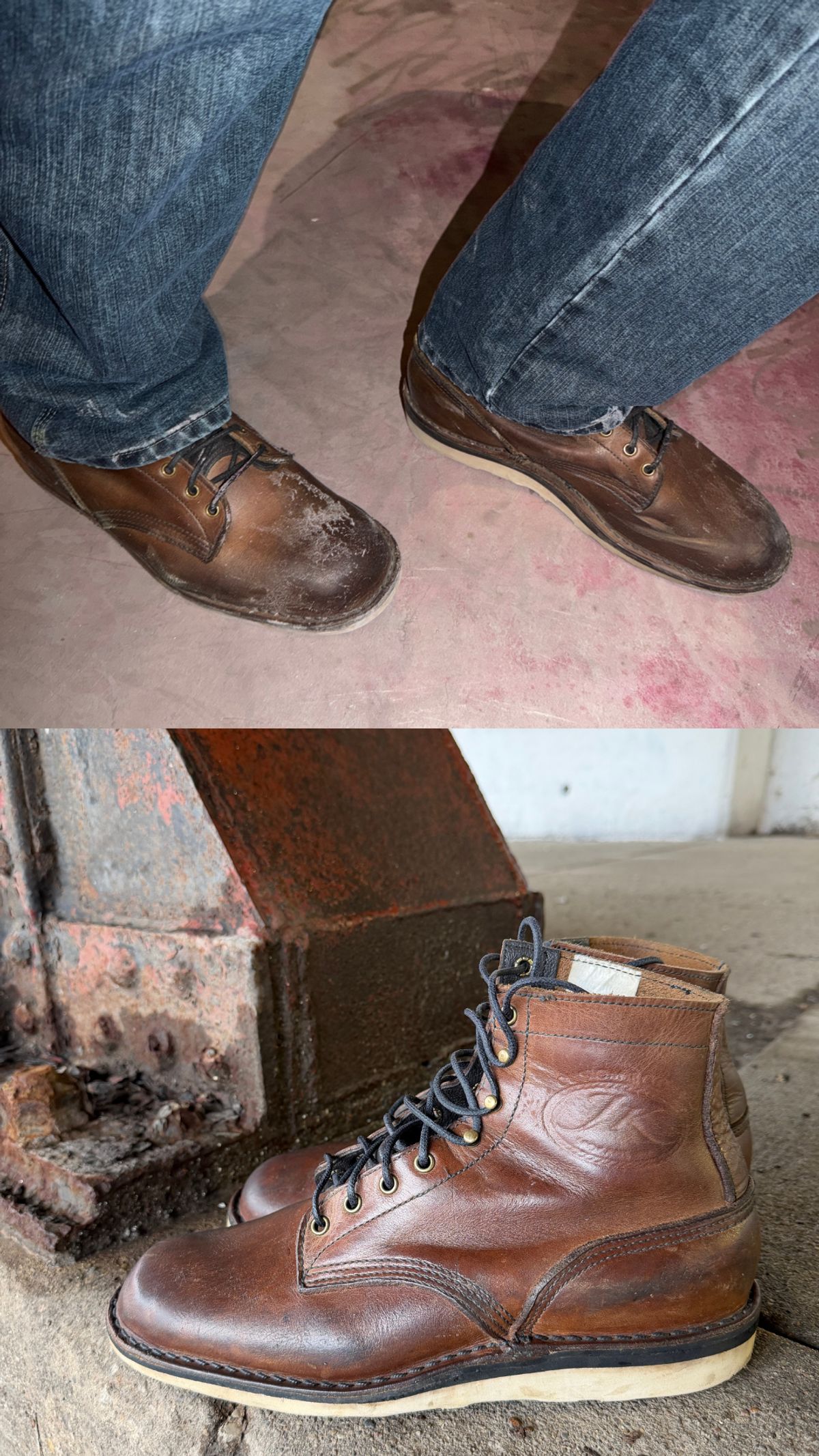 Photo by Michael on April 6, 2026 of the JK Boots 300 in JK Boots / 300 Brown.