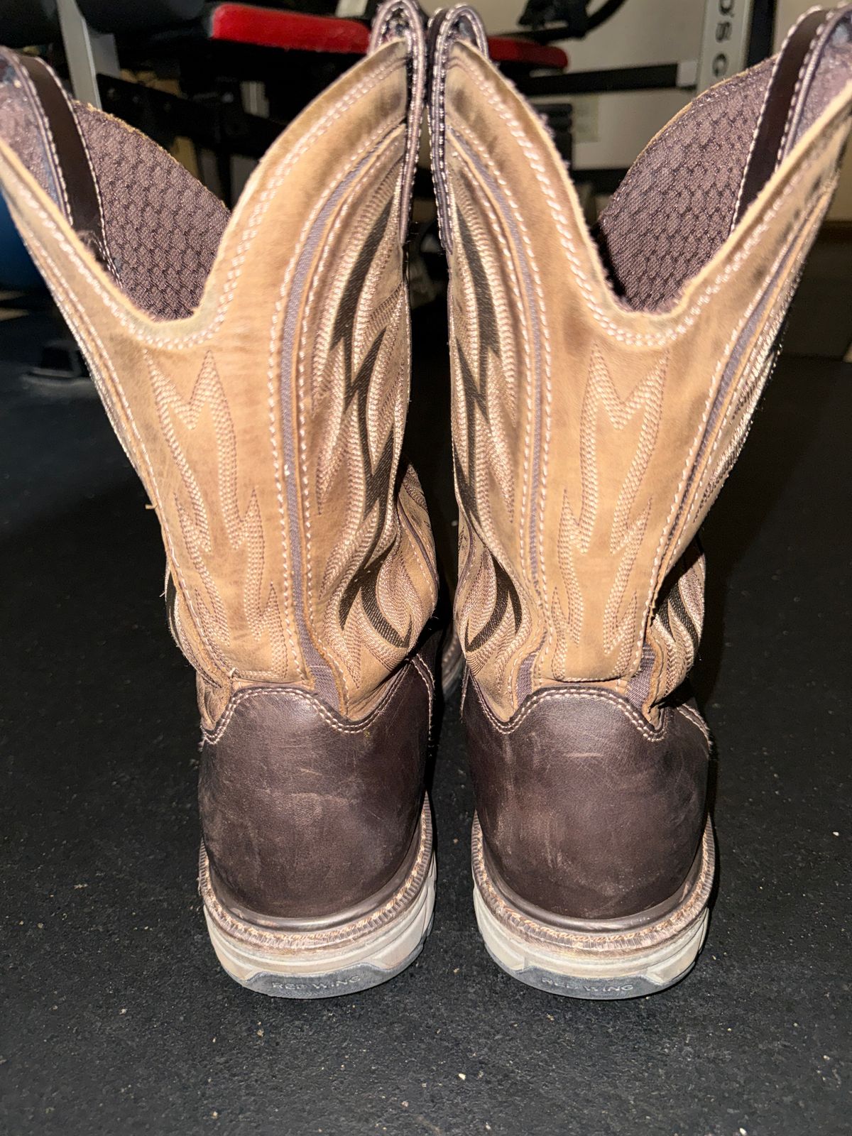 Photo by Michael on October 4, 2025 of the Red Wing 2227 Rio Flex in S.B. Foot Black Boomer.