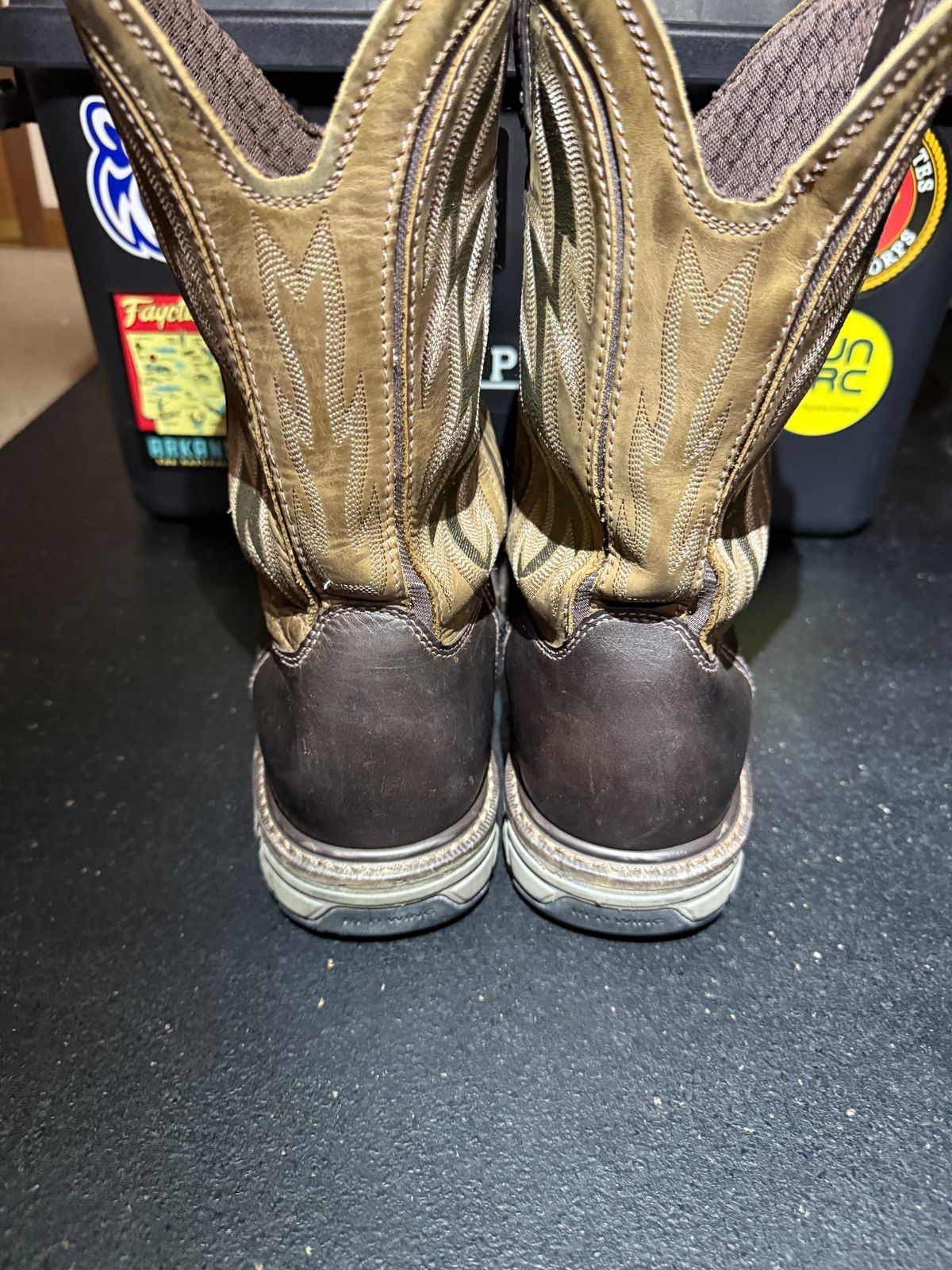 Photo by Michael on November 5, 2025 of the Red Wing 2227 Rio Flex in S.B. Foot Black Boomer.