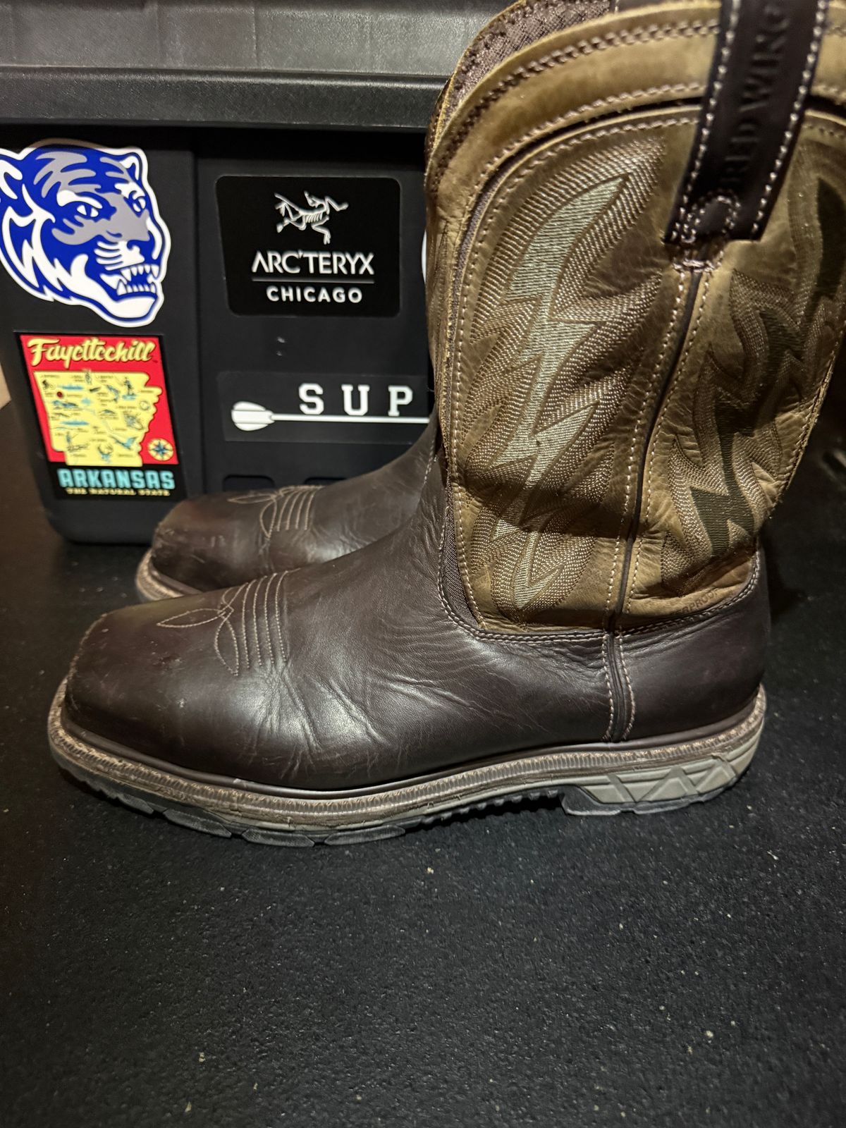 Photo by Michael on November 5, 2025 of the Red Wing 2227 Rio Flex in S.B. Foot Black Boomer.