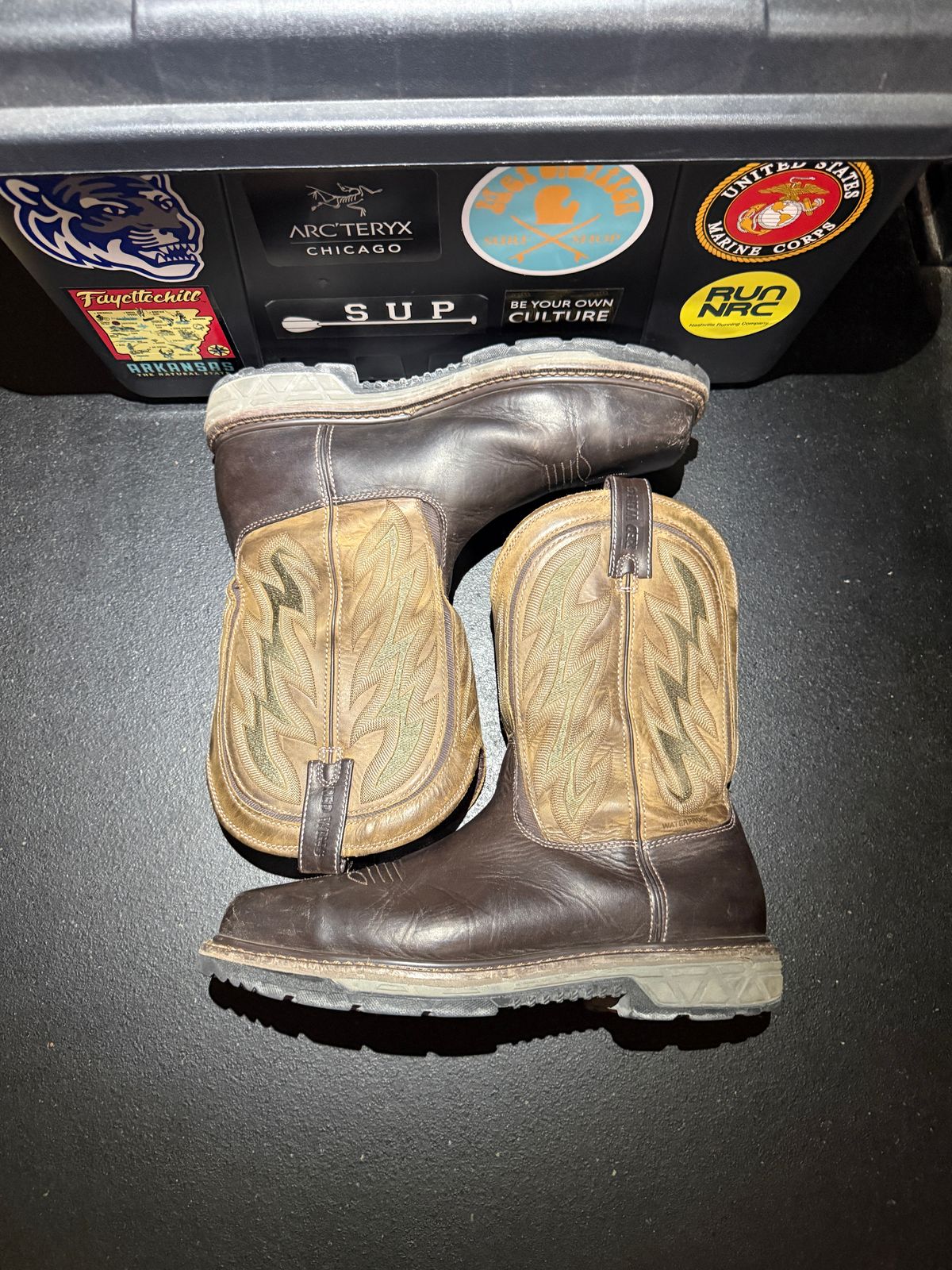 Photo by Michael on November 5, 2025 of the Red Wing 2227 Rio Flex in S.B. Foot Black Boomer.