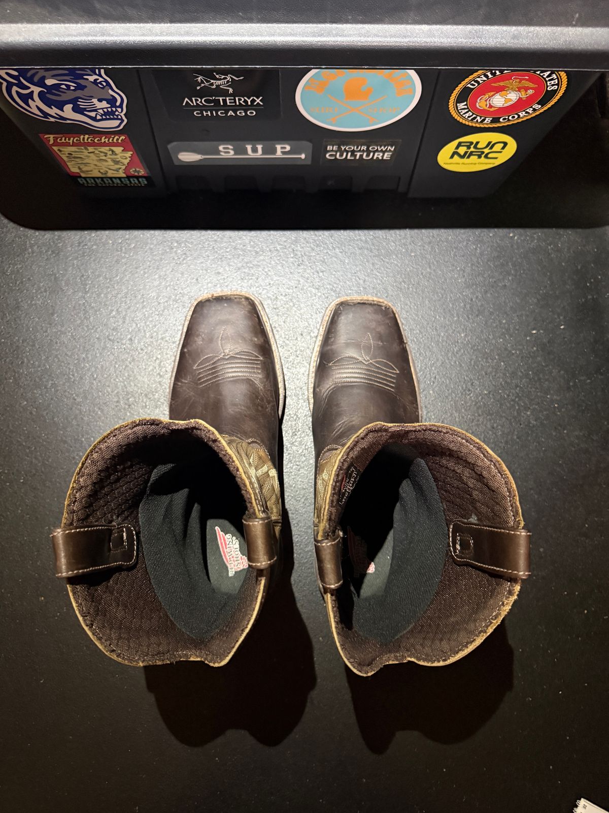 Photo by Michael on November 5, 2025 of the Red Wing 2227 Rio Flex in S.B. Foot Black Boomer.