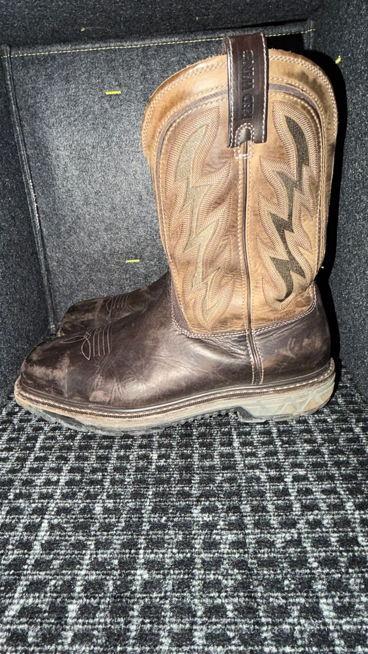 Photo by Michael on December 4, 2025 of the Red Wing 2227 Rio Flex in S.B. Foot Black Boomer.