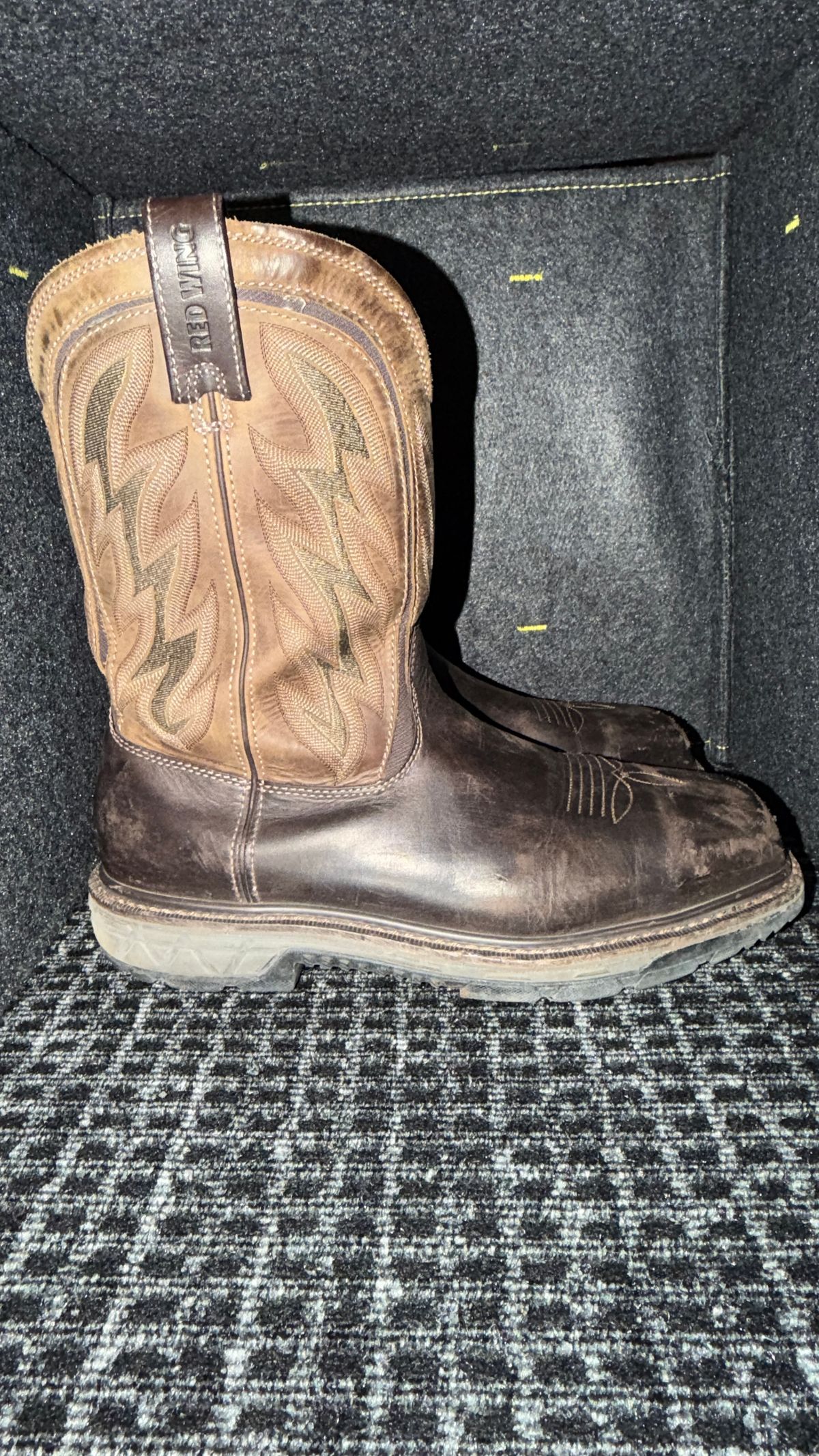 Photo by Michael on December 4, 2025 of the Red Wing 2227 Rio Flex in S.B. Foot Black Boomer.