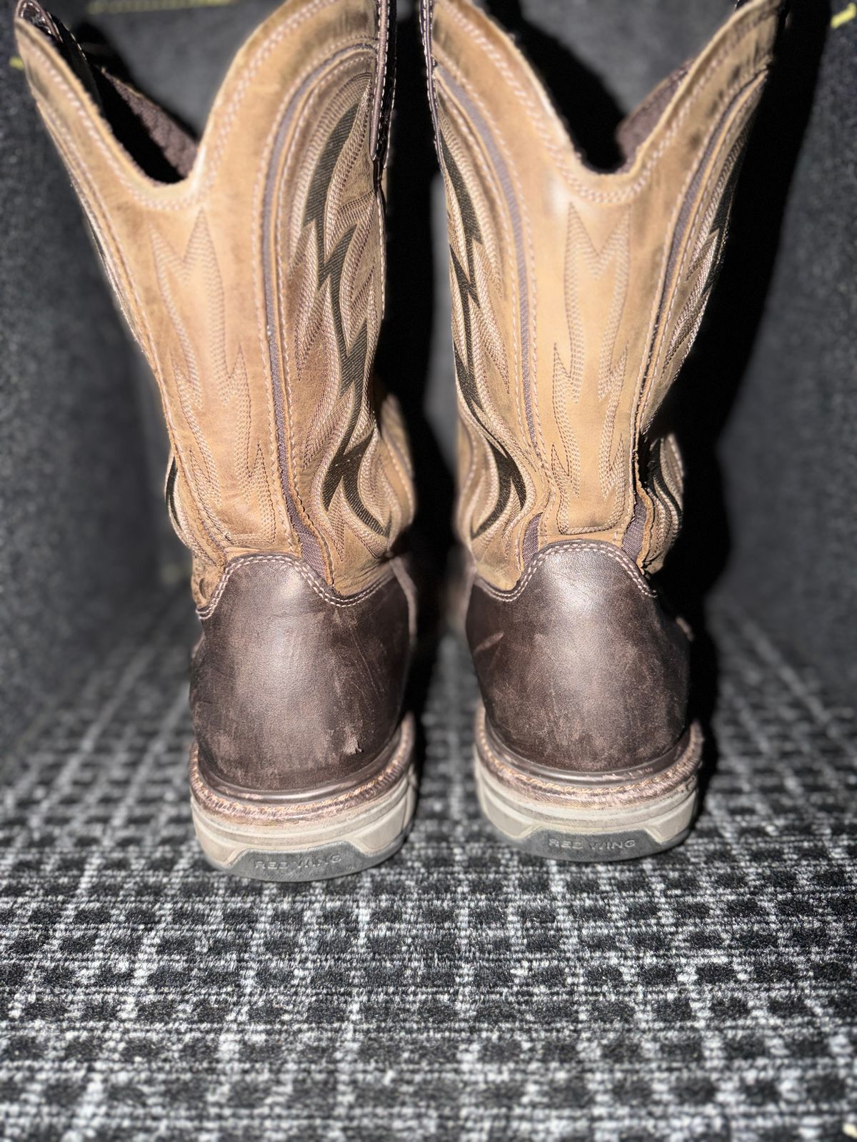 Photo by Michael on January 5, 2026 of the Red Wing 2227 Rio Flex in S.B. Foot Black Boomer.