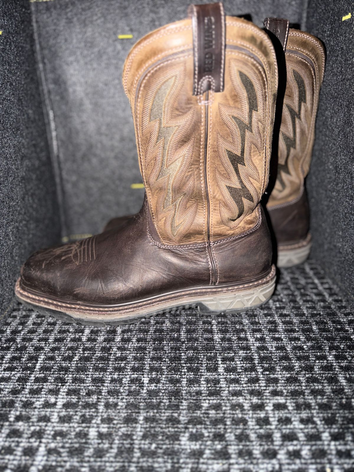 Photo by Michael on January 5, 2026 of the Red Wing 2227 Rio Flex in S.B. Foot Black Boomer.