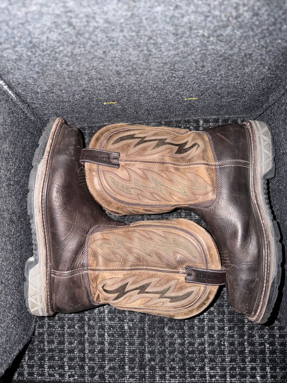 Photo by Michael on January 5, 2026 of the Red Wing 2227 Rio Flex in S.B. Foot Black Boomer.