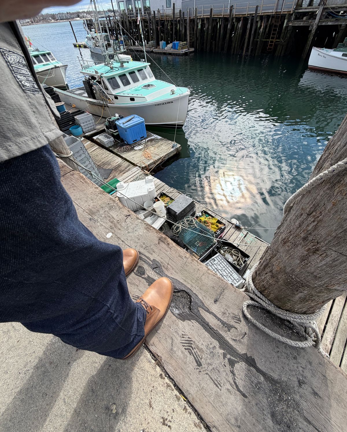 Photo by Michael on March 14, 2026 of the Oak Street Bootmakers Field Boot in Horween Natural Chromexcel.