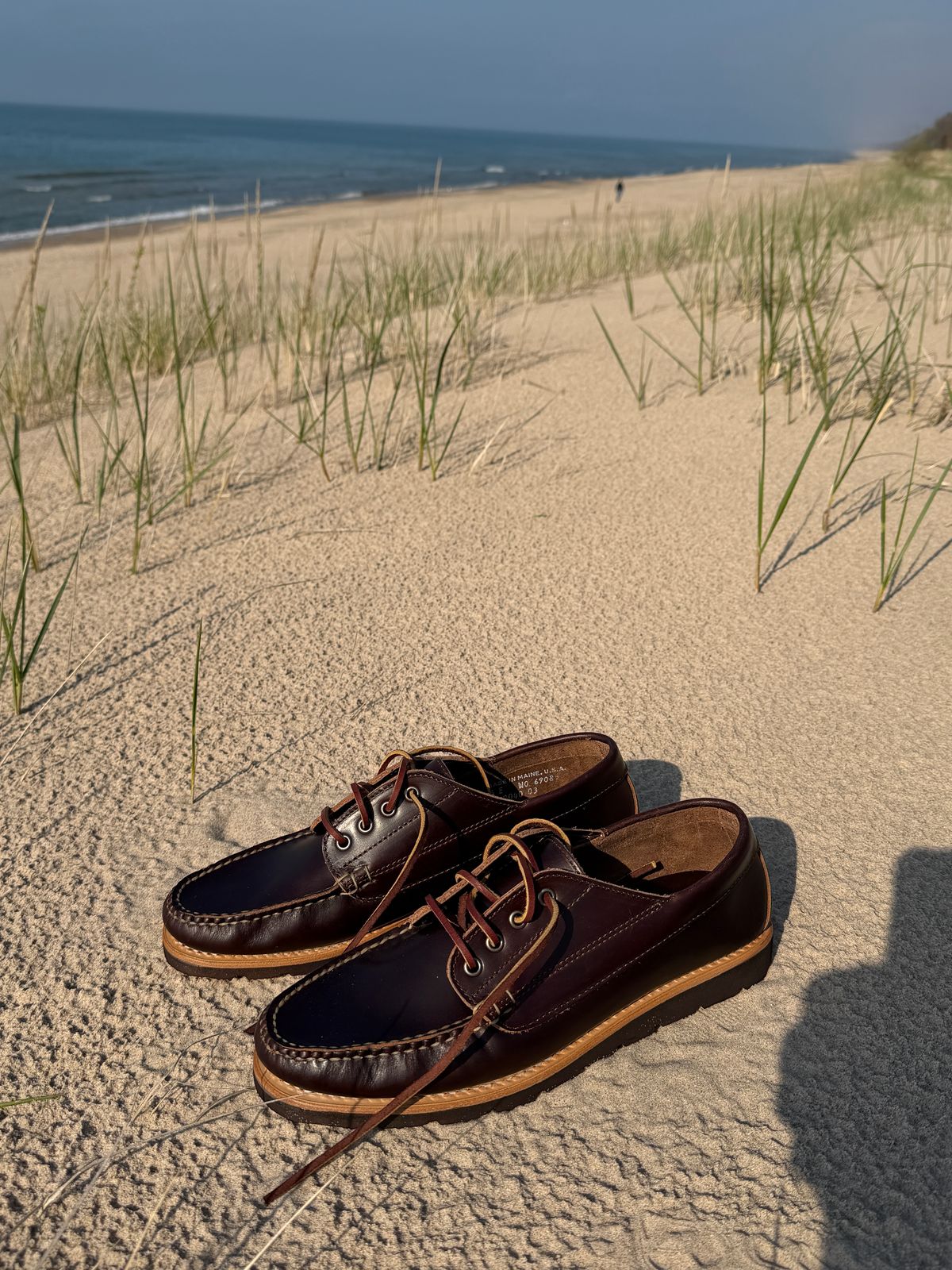 Photo by Michael on April 22, 2026 of the Rancourt & Co. Baxter Ranger Moc in Heritage Brown.