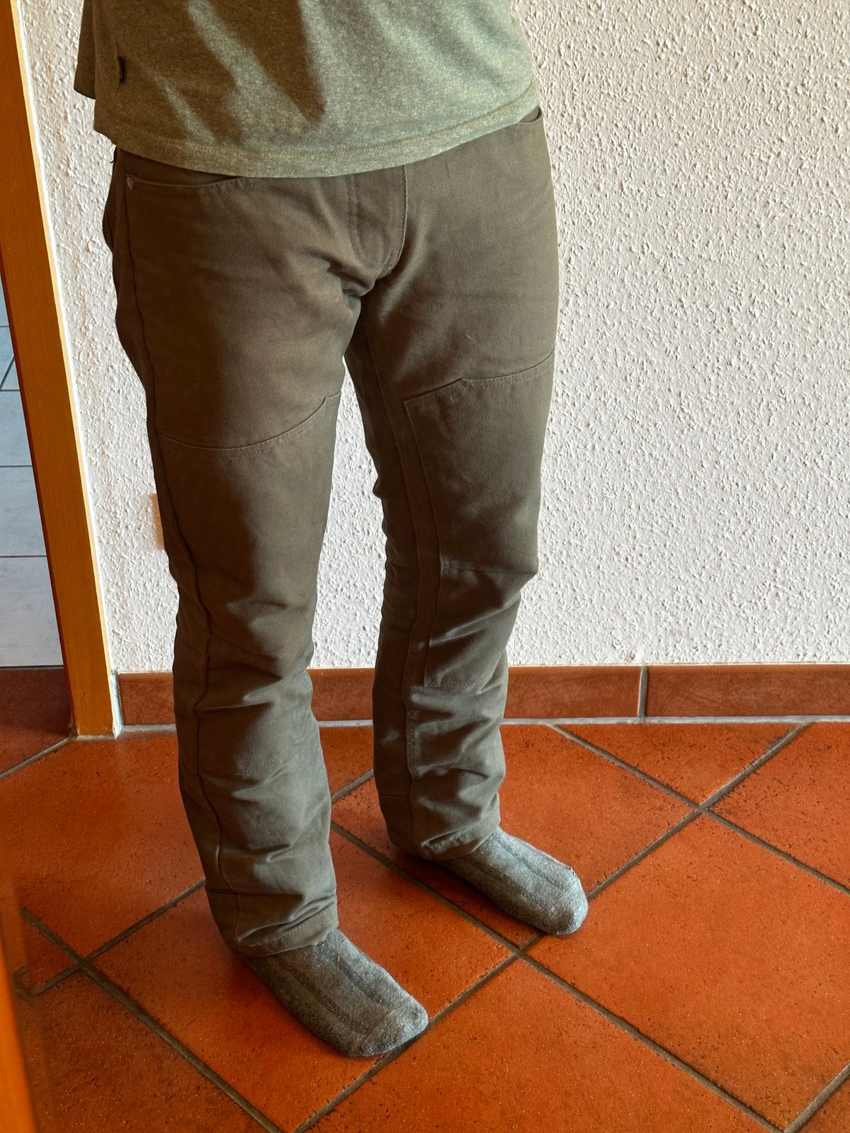 Photo by bene on March 22, 2025 of the Iron & Resin Union Work Pants in 14oz 100% cotton duck canvas.