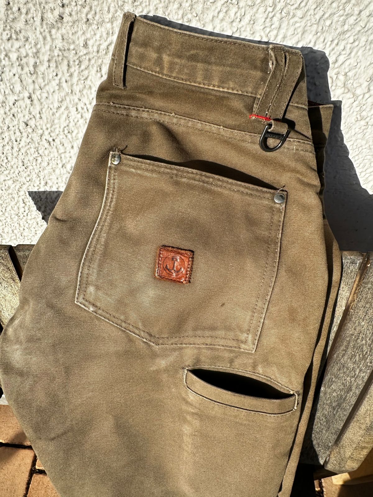 Photo by bene on February 7, 2026 of the Iron & Resin Union Work Pants in 14oz 100% cotton duck canvas.