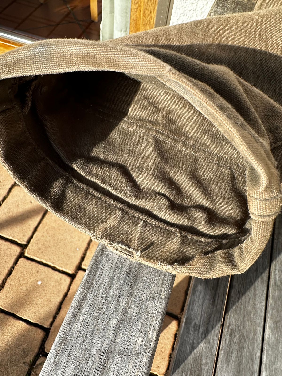 Photo by bene on February 7, 2026 of the Iron & Resin Union Work Pants in 14oz 100% cotton duck canvas.